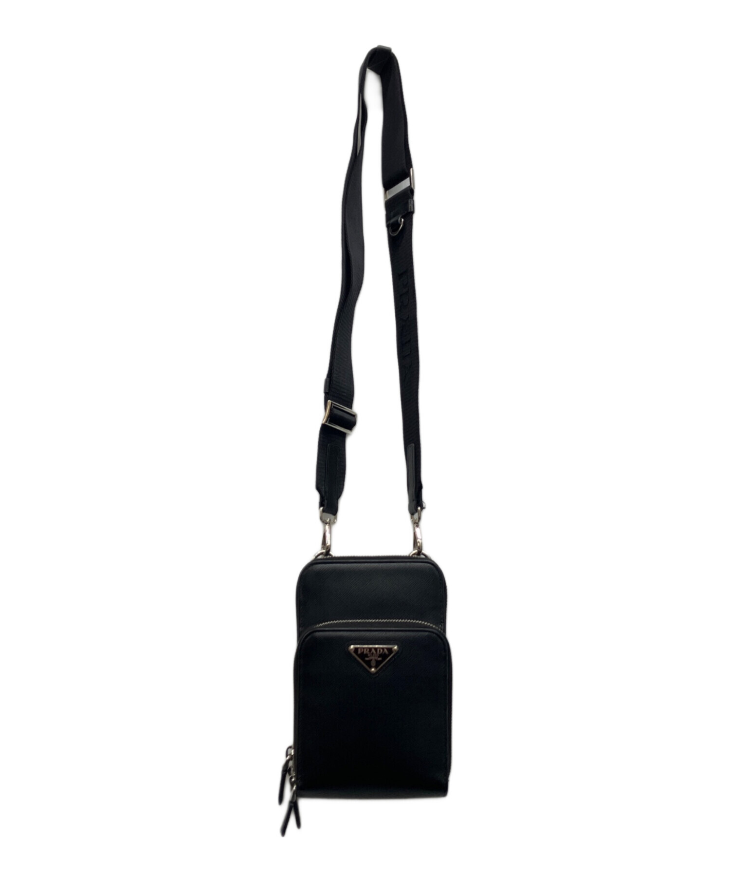 中古・古着通販】PRADA (プラダ) サフィアーノレザー スマートフォン