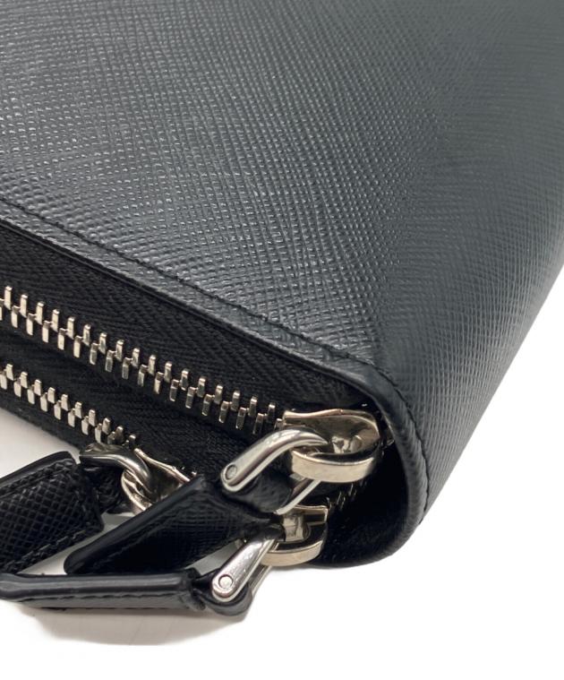 PRADA レザーケース未使用品 中古・古着通販】PRADA (プラダ) サフィアーノレザー スマートフォン
