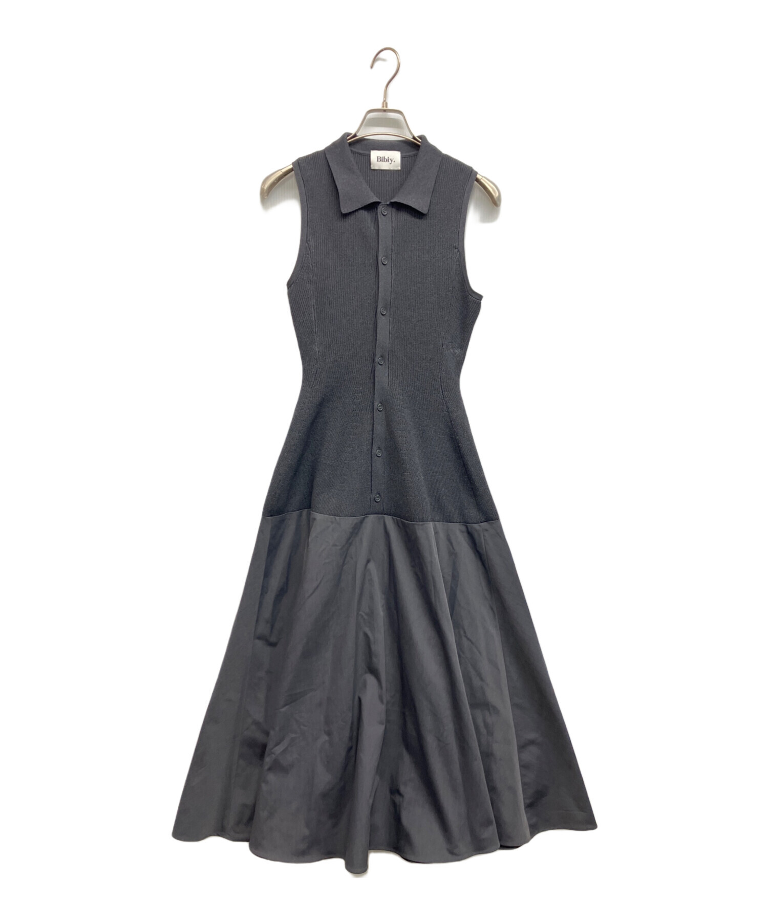 中古・古着通販】Bibiy. (ビビィ) MIRIAM DRESS グレー サイズ:Free