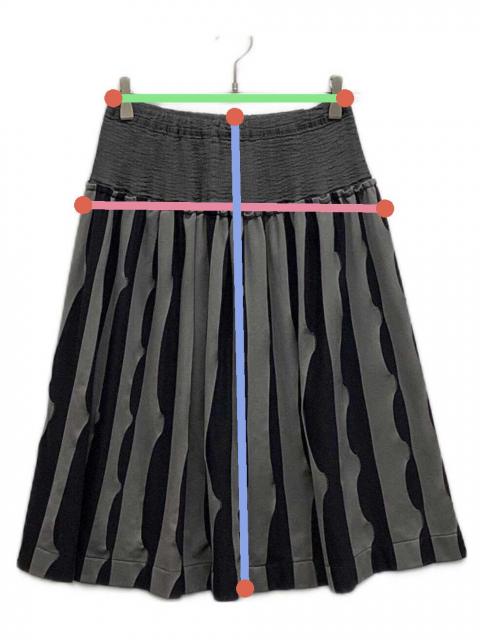 中古・古着通販】me ISSEY MIYAKE (ミーイッセイ ミヤケ) 切替スカート