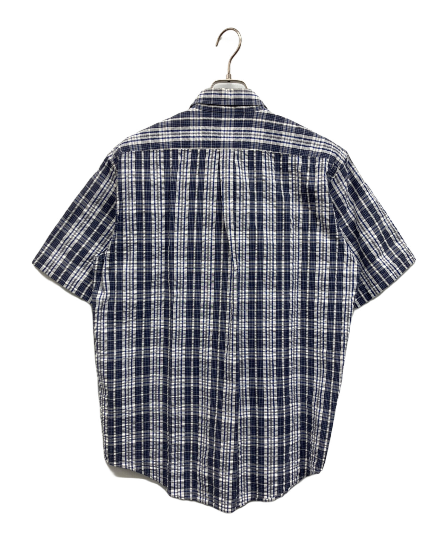N-632 未使用品　バーバリーロンドン　チェックシャツ　ホース刺繍　L 中古・古着通販】BURBERRY LONDON (バーバリーロンドン) シアー