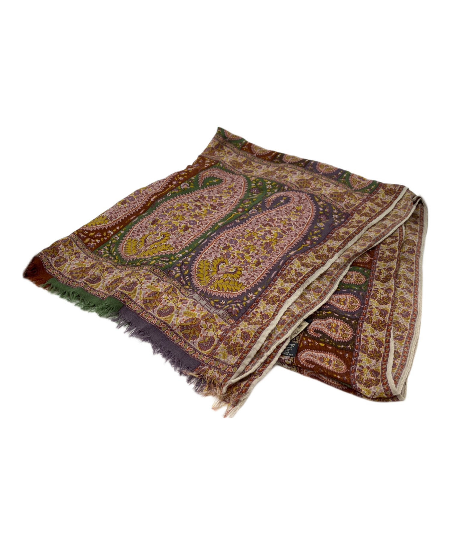 中古・古着通販】ETRO (エトロ) ペイズリー柄ストール マルチカラー