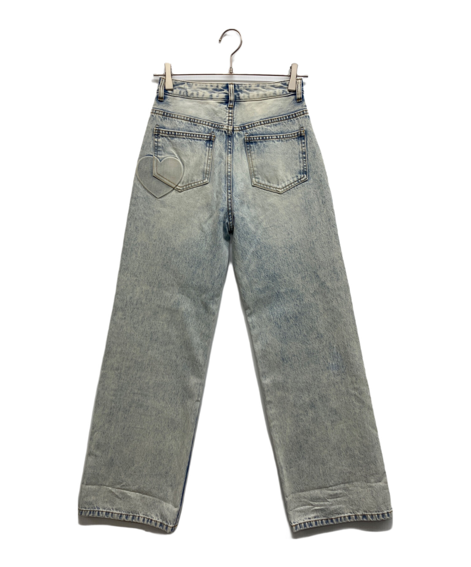 中古・古着通販】ANDMARY (アンドマリー) Heart plump denim