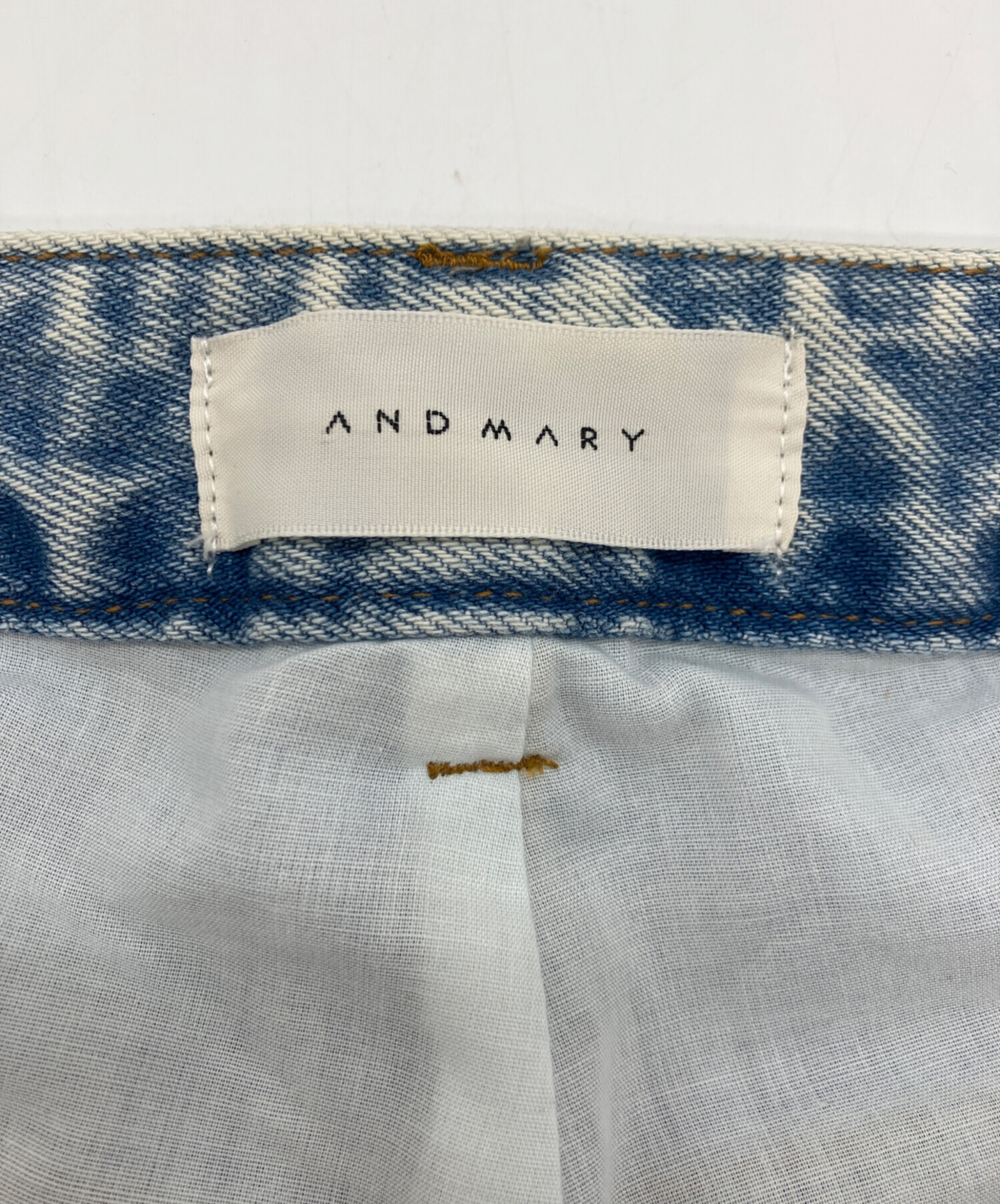 中古・古着通販】ANDMARY (アンドマリー) Heart plump denim 中古・古着通販】ANDMARY (アンドマリー) Heart plump denim