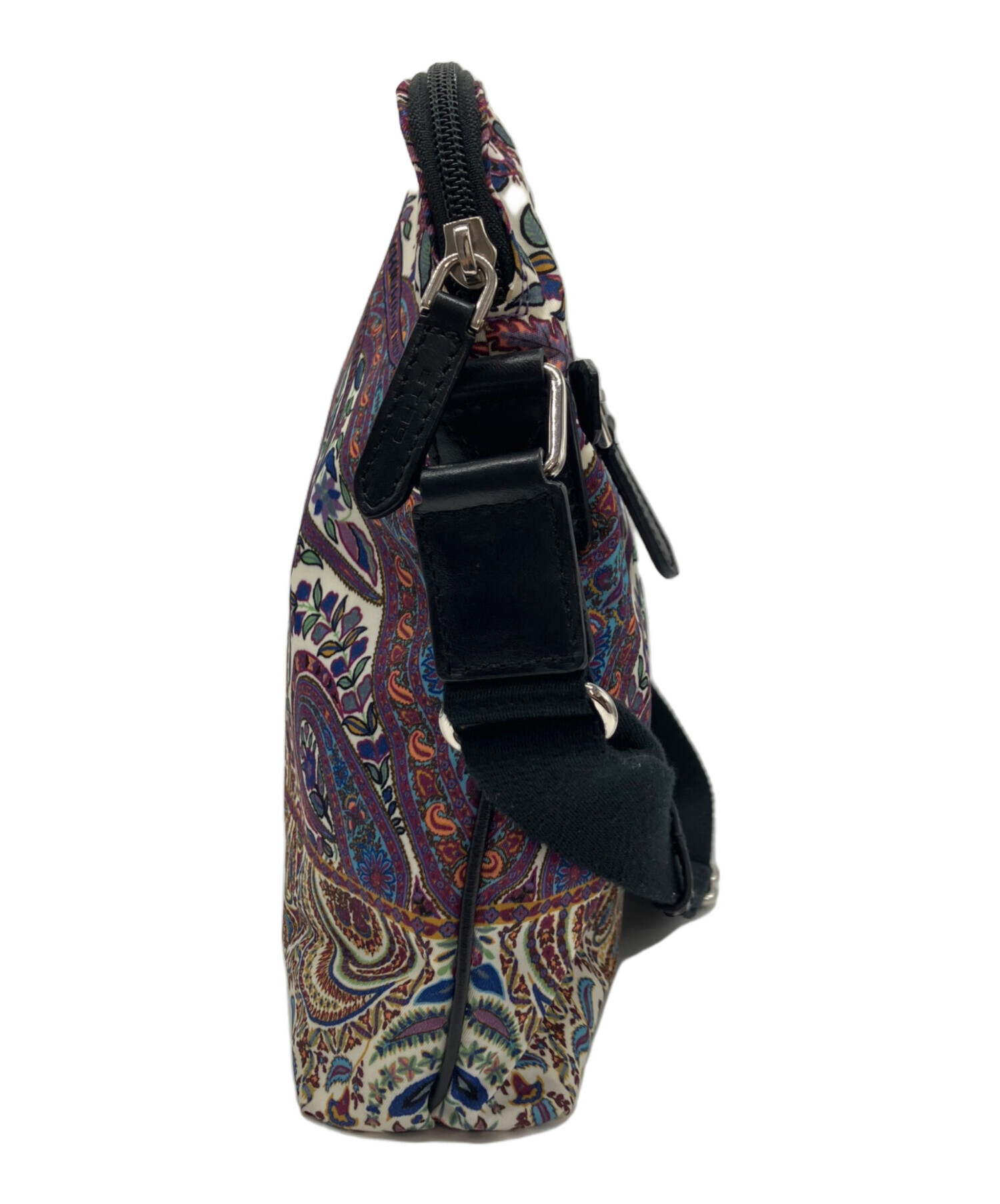 未使用✨ETRO エトロ　ペイズリー　ショルダーバッグ　ブラック　16854 中古・古着通販】ETRO (エトロ) ペイズリーショルダーバッグ マルチ