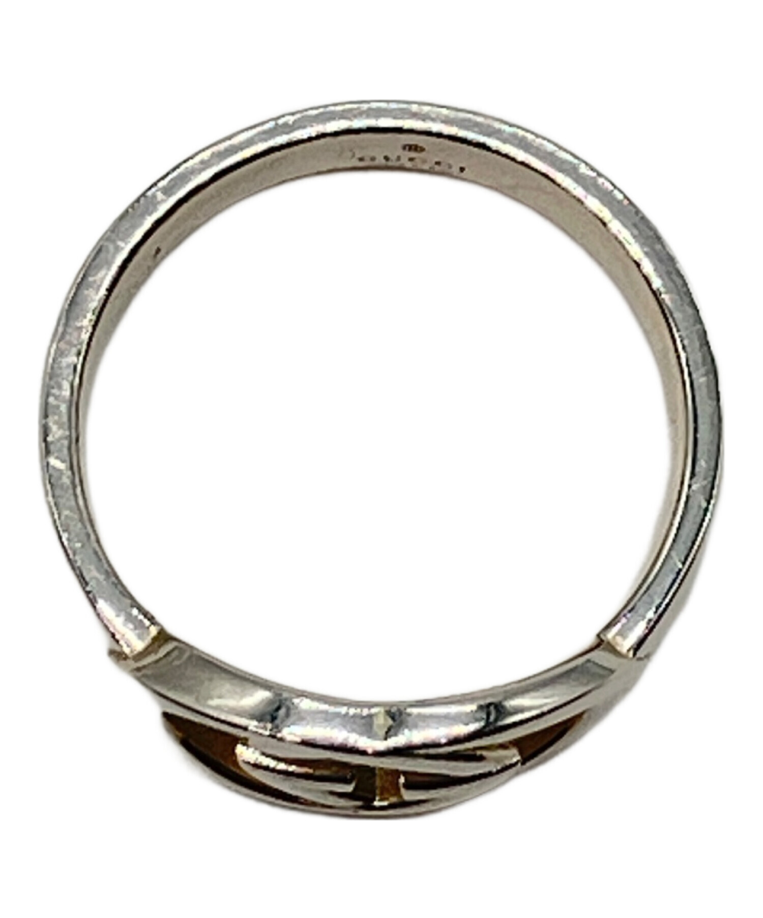 中古・古着通販】GUCCI (グッチ) インターロッキングGリング シルバー