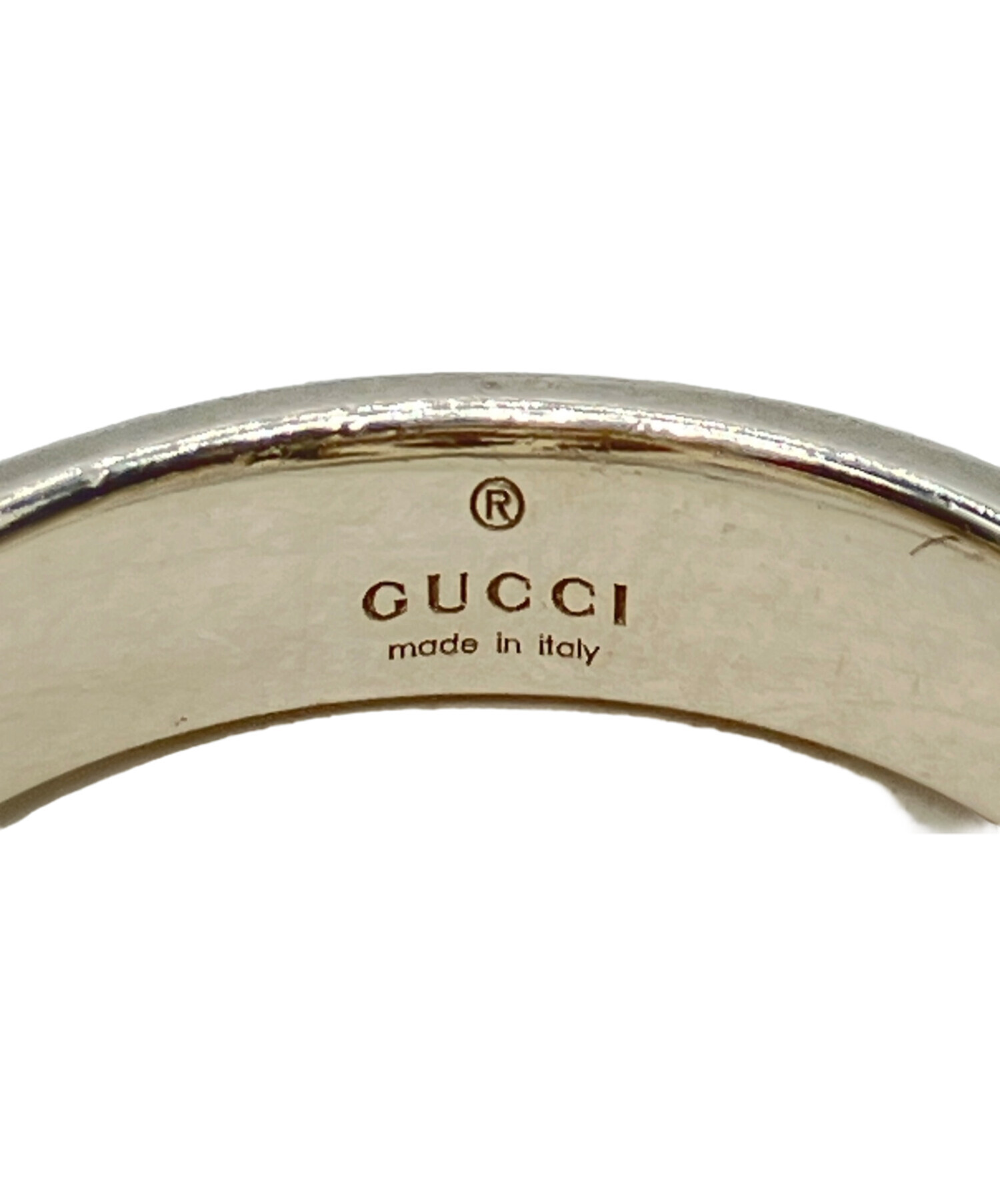 中古・古着通販】GUCCI (グッチ) インターロッキングGリング シルバー