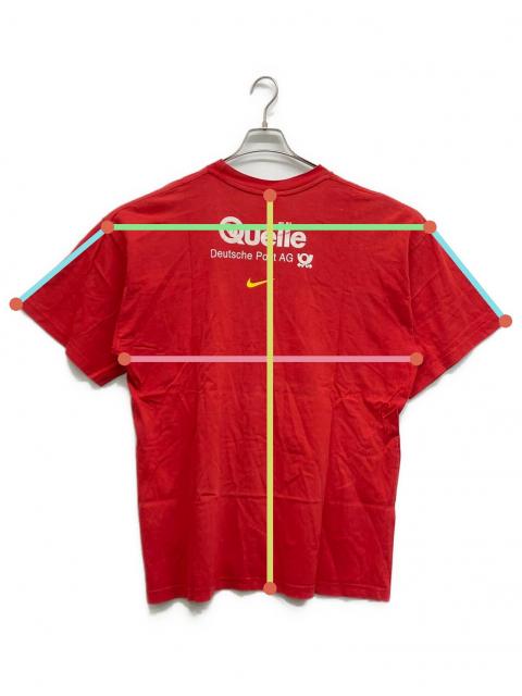 服オークション 中古・古着通販】NIKE (ナイキ) 97'sオールドプリントTシャツ レッド