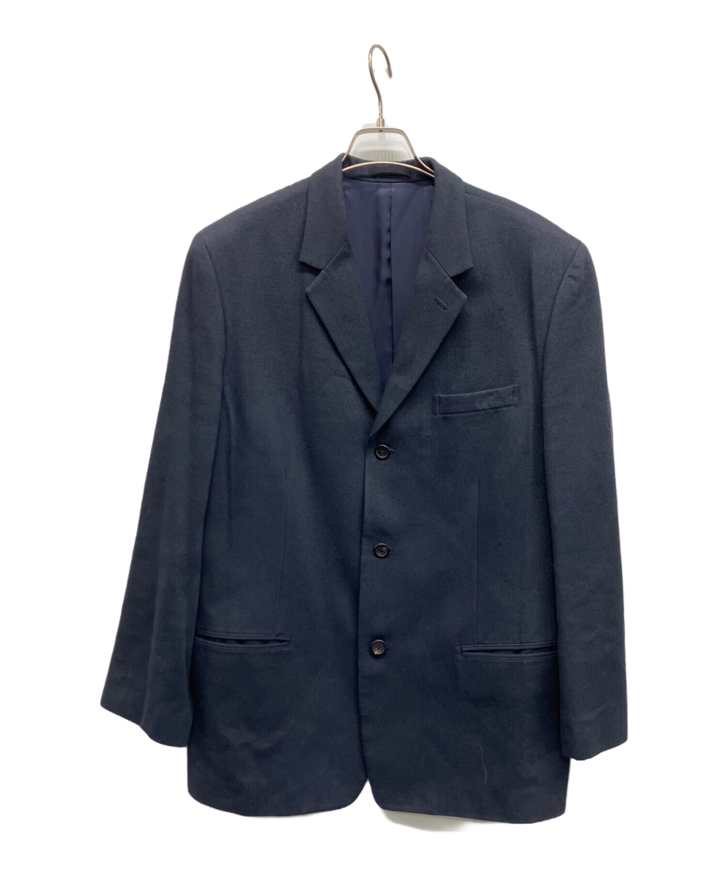 Y's for men ワイズフォーメン マフラー  紺 【古着】【中古】【送料無料】 Y's for men ワイズフォーメン マフラー 紺 【古着】【中古】【送料