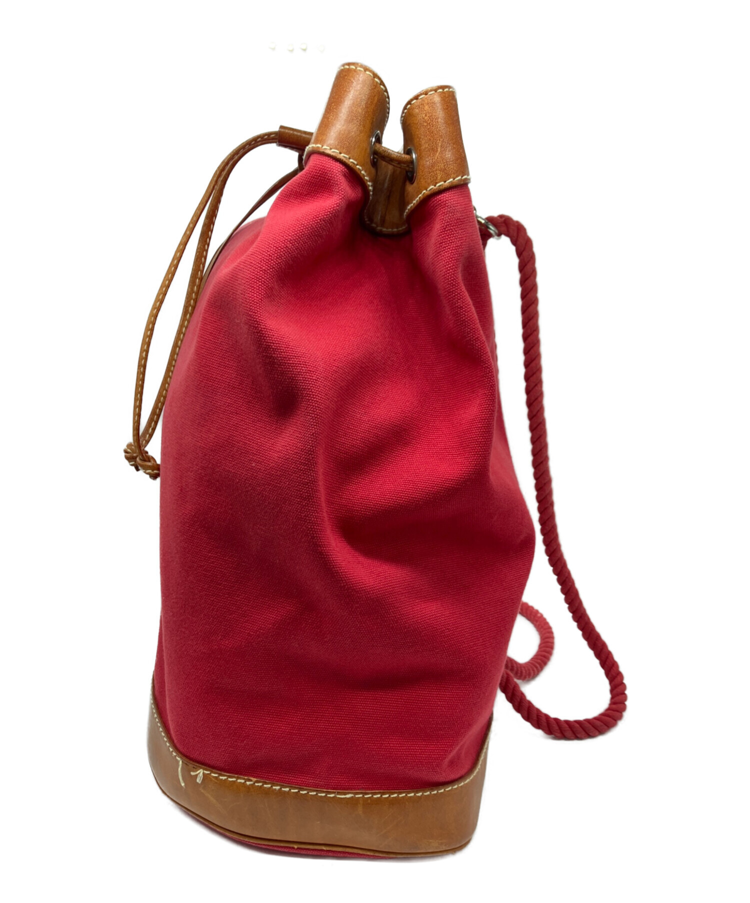 中古・古着通販】RALPH LAUREN (ラルフローレン) キャンバス×レザー 