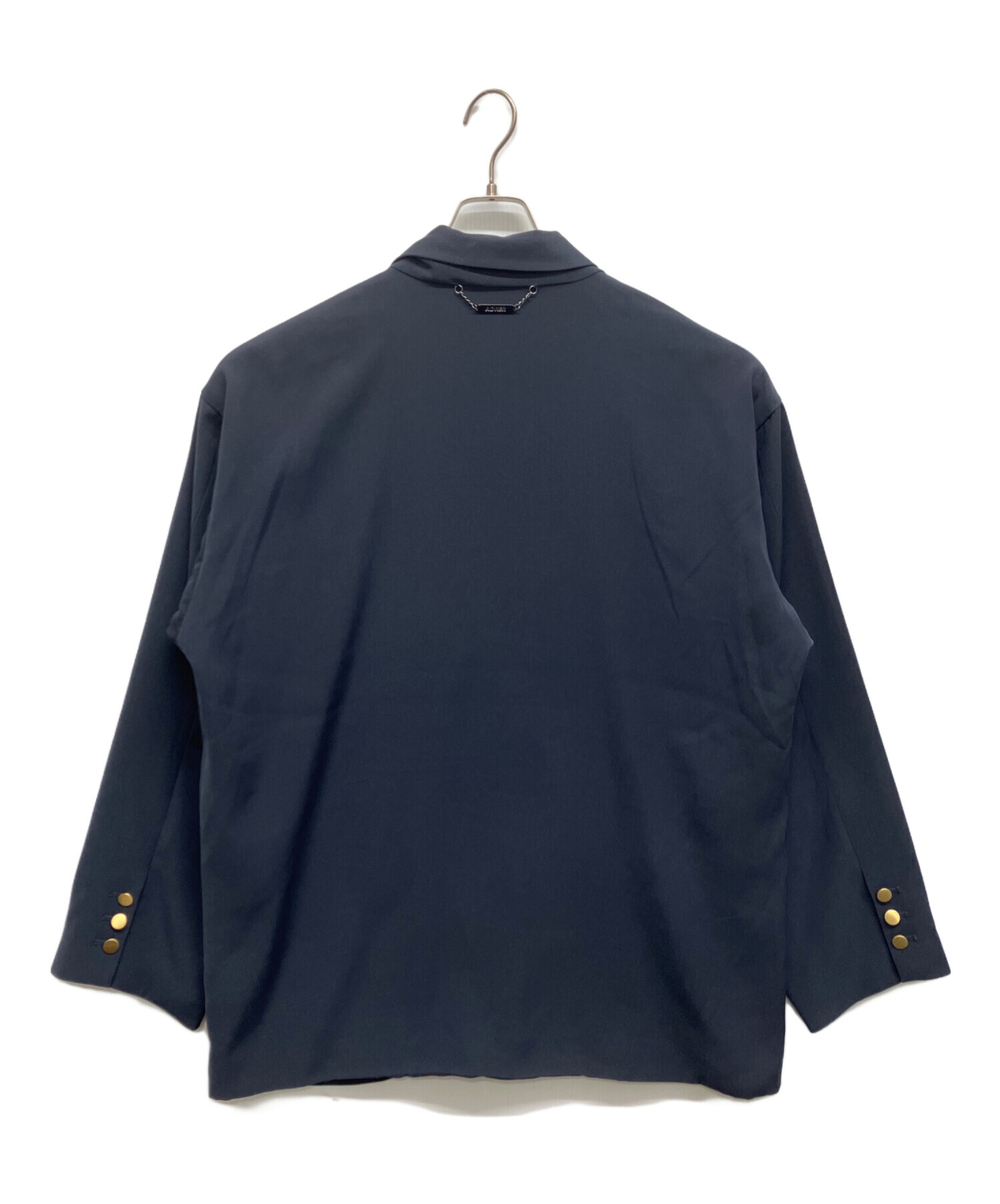 中古・古着通販】ADRER (アドラー) ダブルジャケット ネイビー サイズ