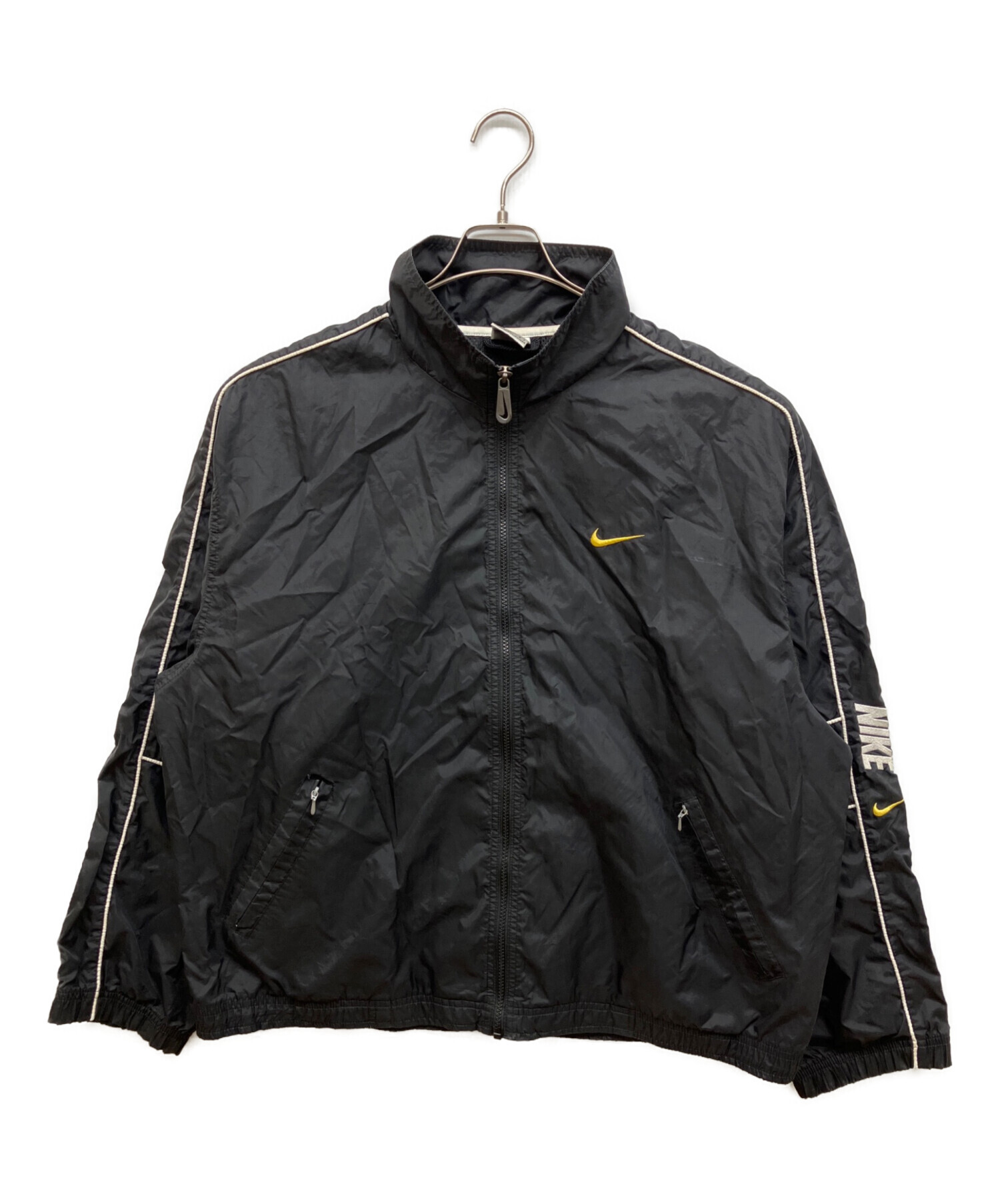 【未使用】 【NIKE】　ブラック ジャケット Mサイズ 中古・古着通販】NIKE (ナイキ) ジップアップジャケット ブラック