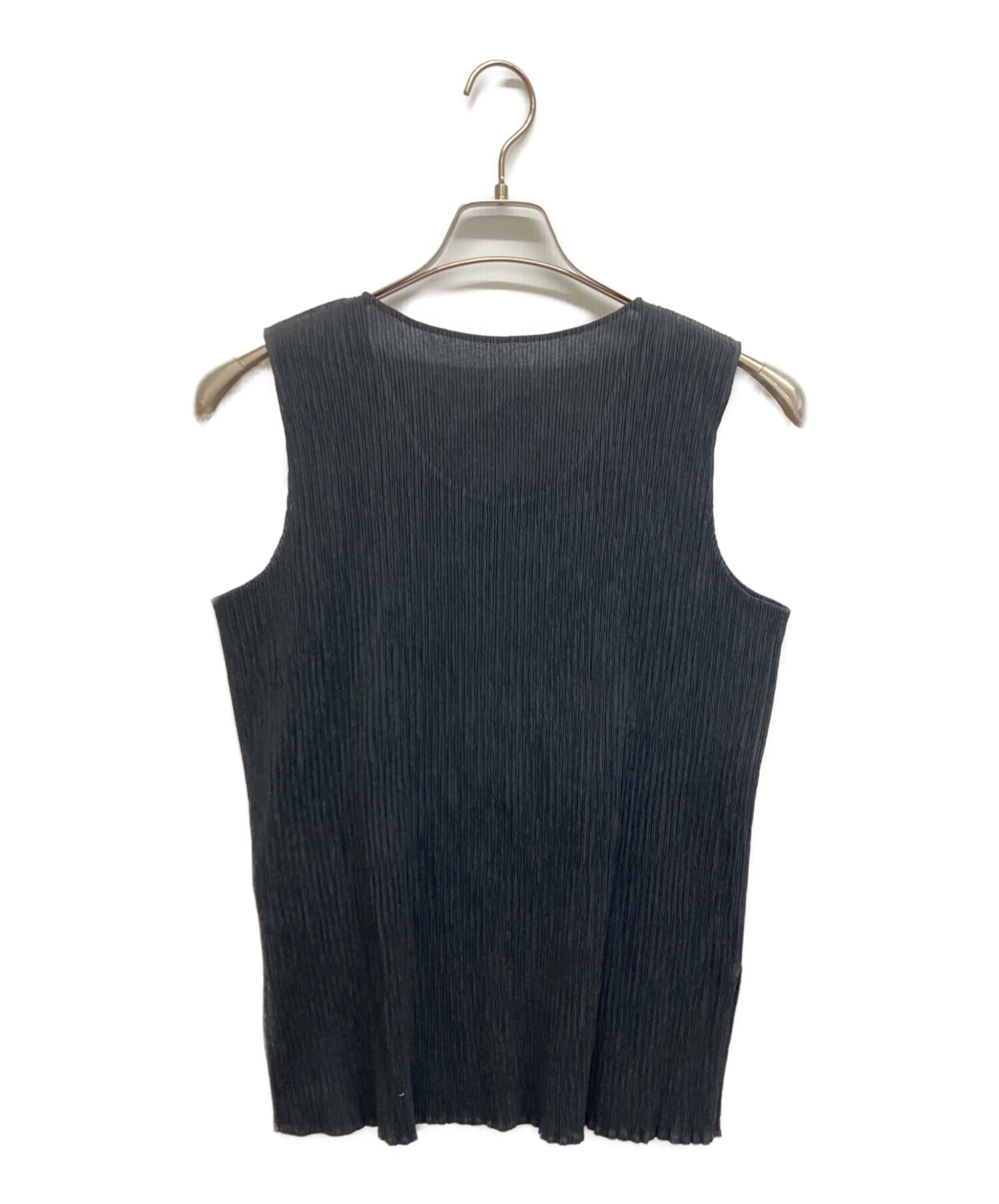 中古・古着通販】ISSEY MIYAKE (イッセイミヤケ) ノースリーブプリーツ