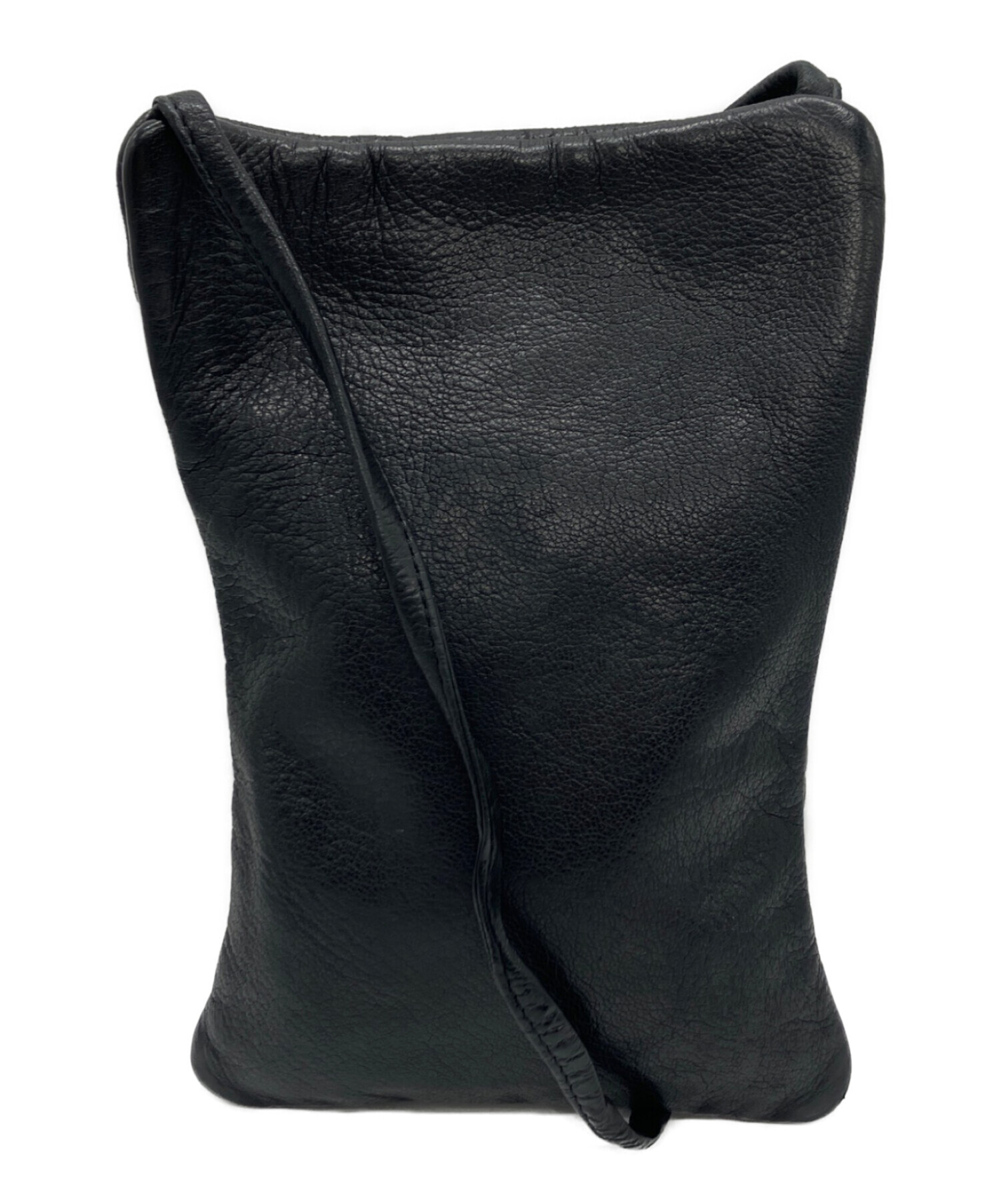 中古・古着通販】Aeta (アエタ) DEER LEATHER FLAT POUCH SHOULDER 