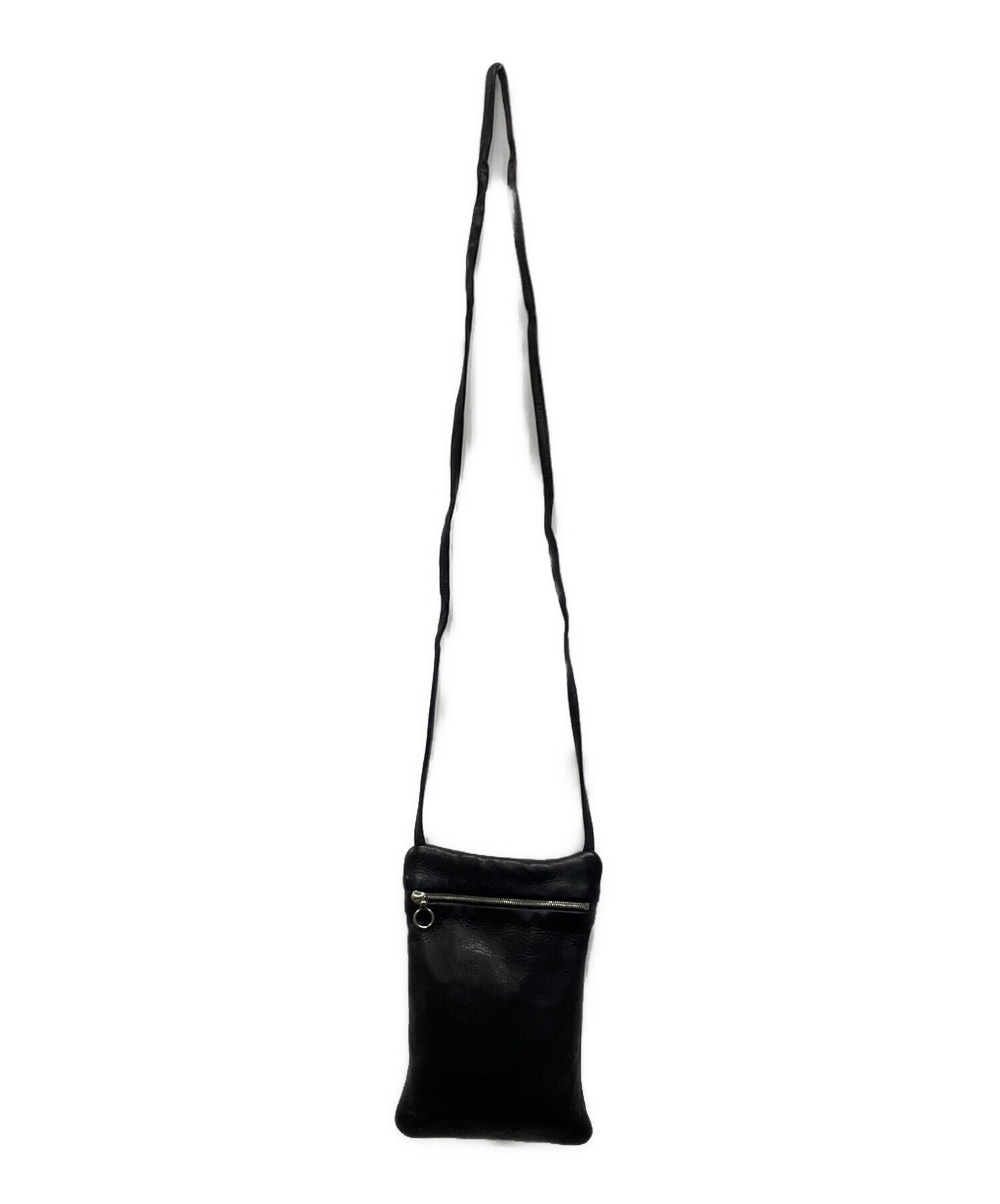 中古・古着通販】Aeta (アエタ) DEER LEATHER FLAT POUCH SHOULDER