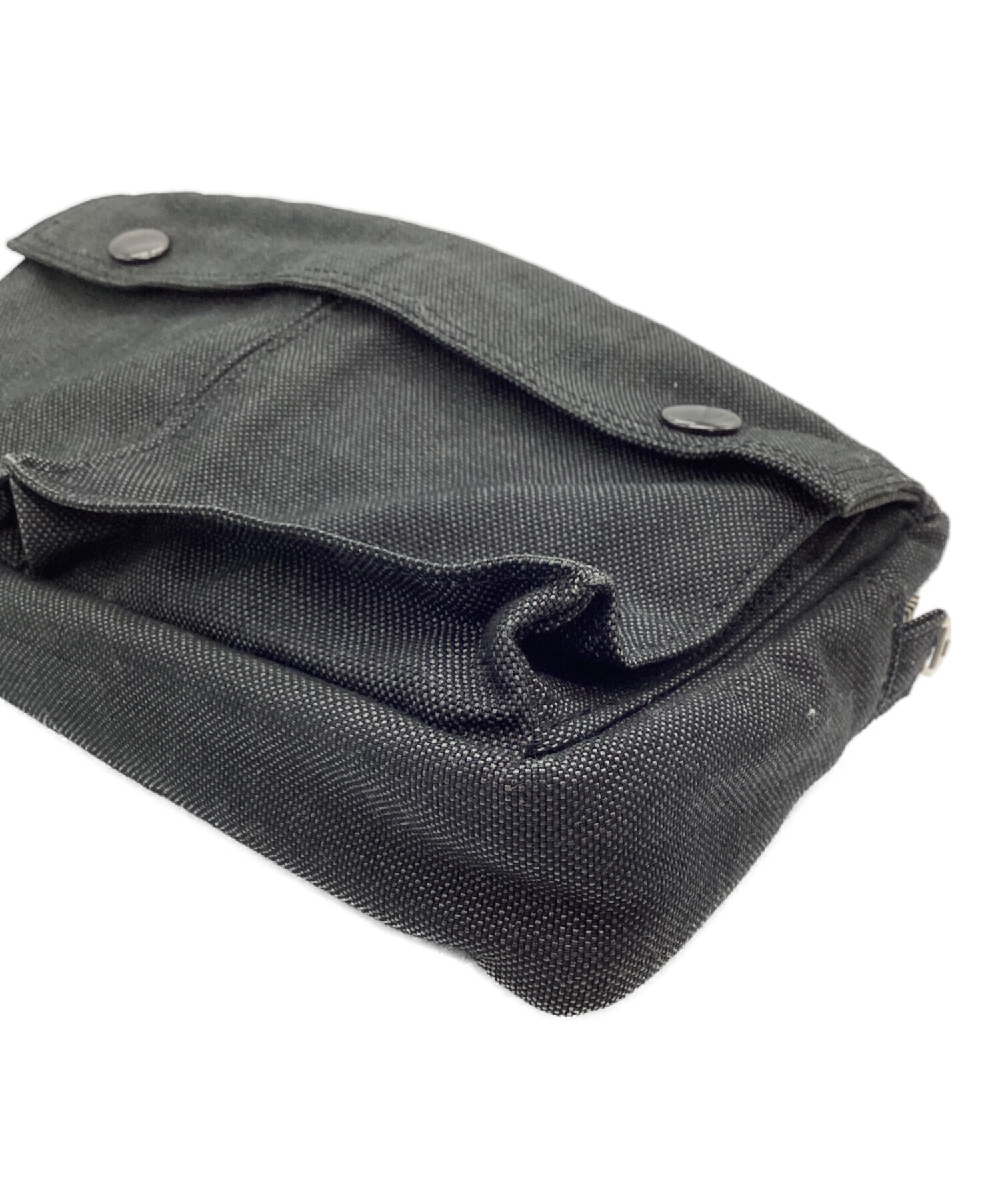 PORTER ボディ・ウエストバッグ グレー　スモーキー　ほぼ未使用 中古・古着通販】PORTER (ポーター) スモーキーウエストバッグ グレー