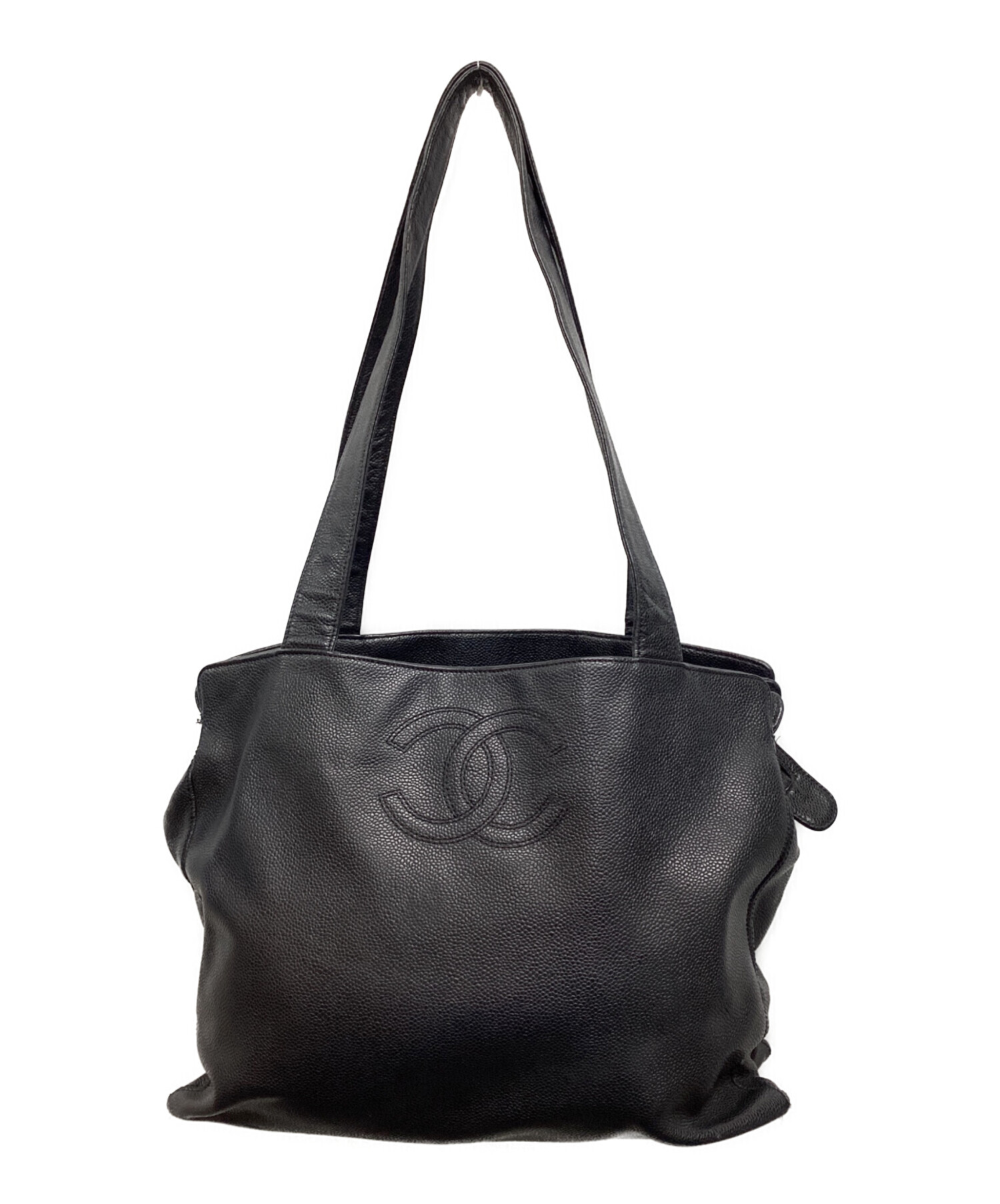 中古・古着通販】CHANEL (シャネル) ココマーク カーフレザートート