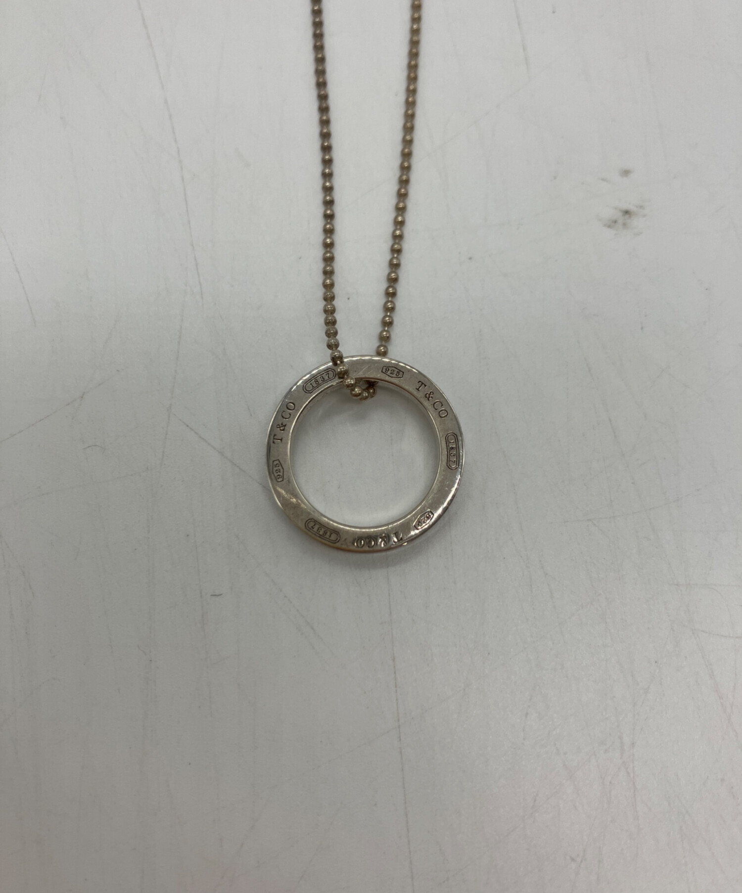 ☆希少☆ ティファニー サークルネックレス 中古・古着通販】Tiffany & Co. (ティファニー) 1837サークル