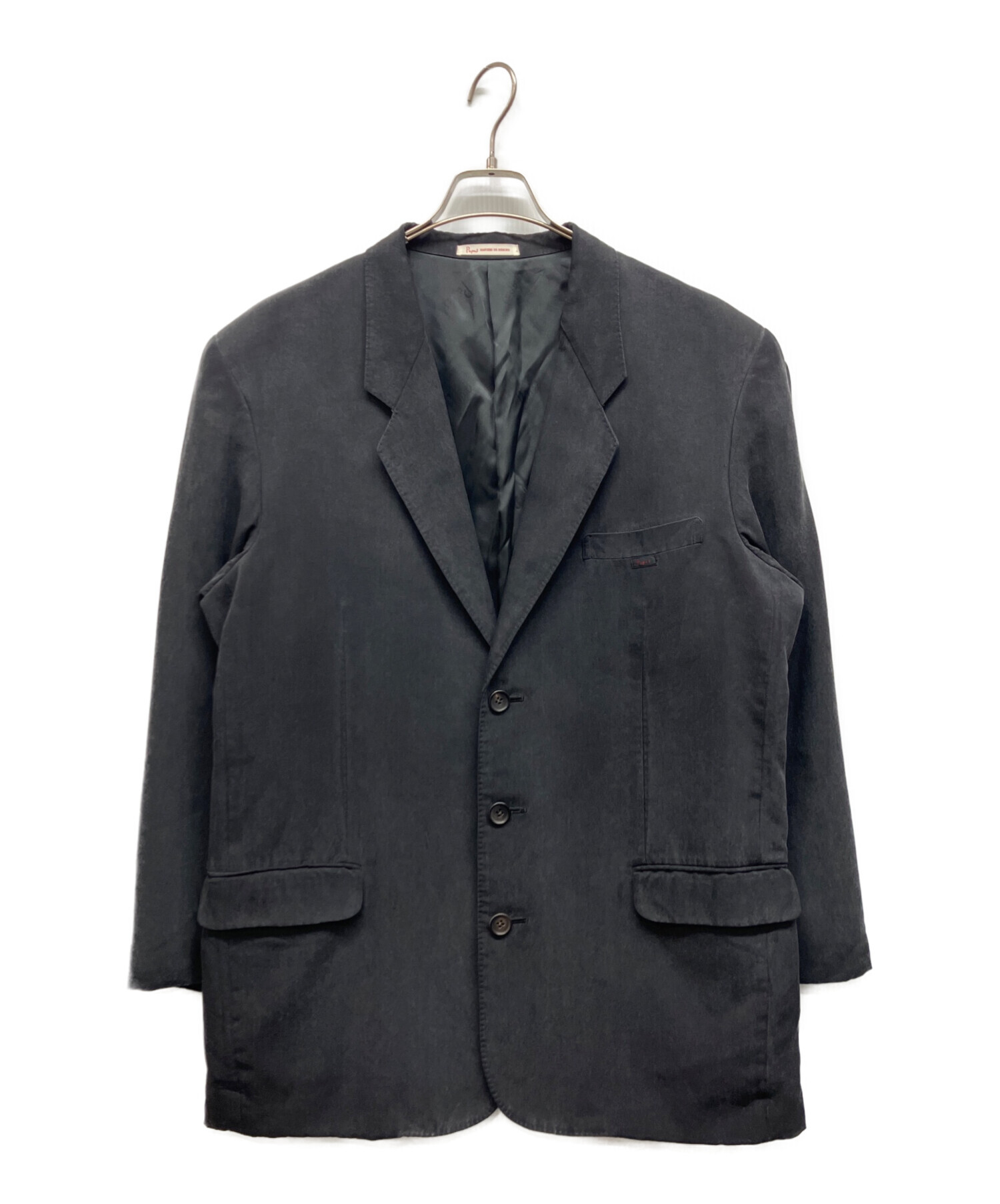 中古・古着通販】PAPAS (パパス) シルクセットアップスーツ ブラック
