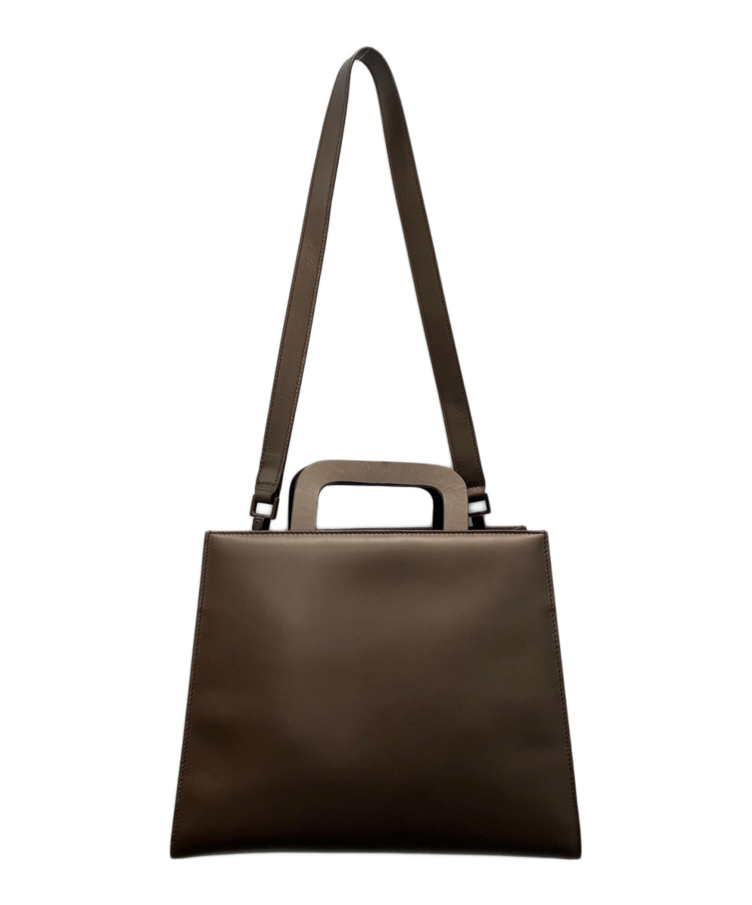 中古・古着通販】GUCCI (グッチ) 2WAYショルダーバッグ ブラウン 