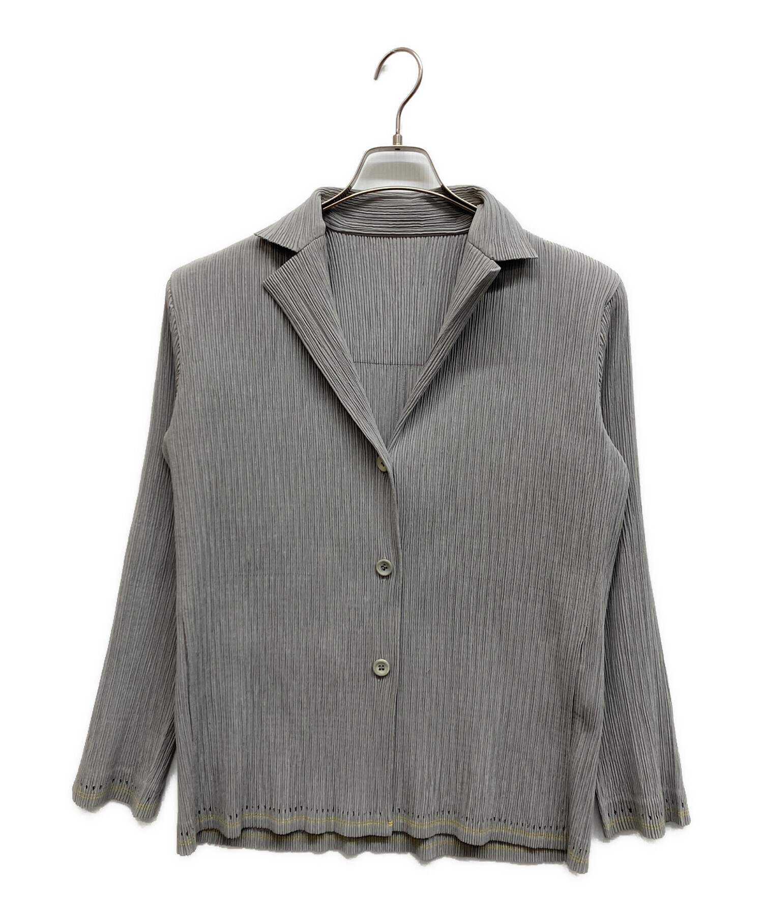 中古・古着通販】ISSEY MIYAKE (イッセイミヤケ) プリーツ3Bテーラード