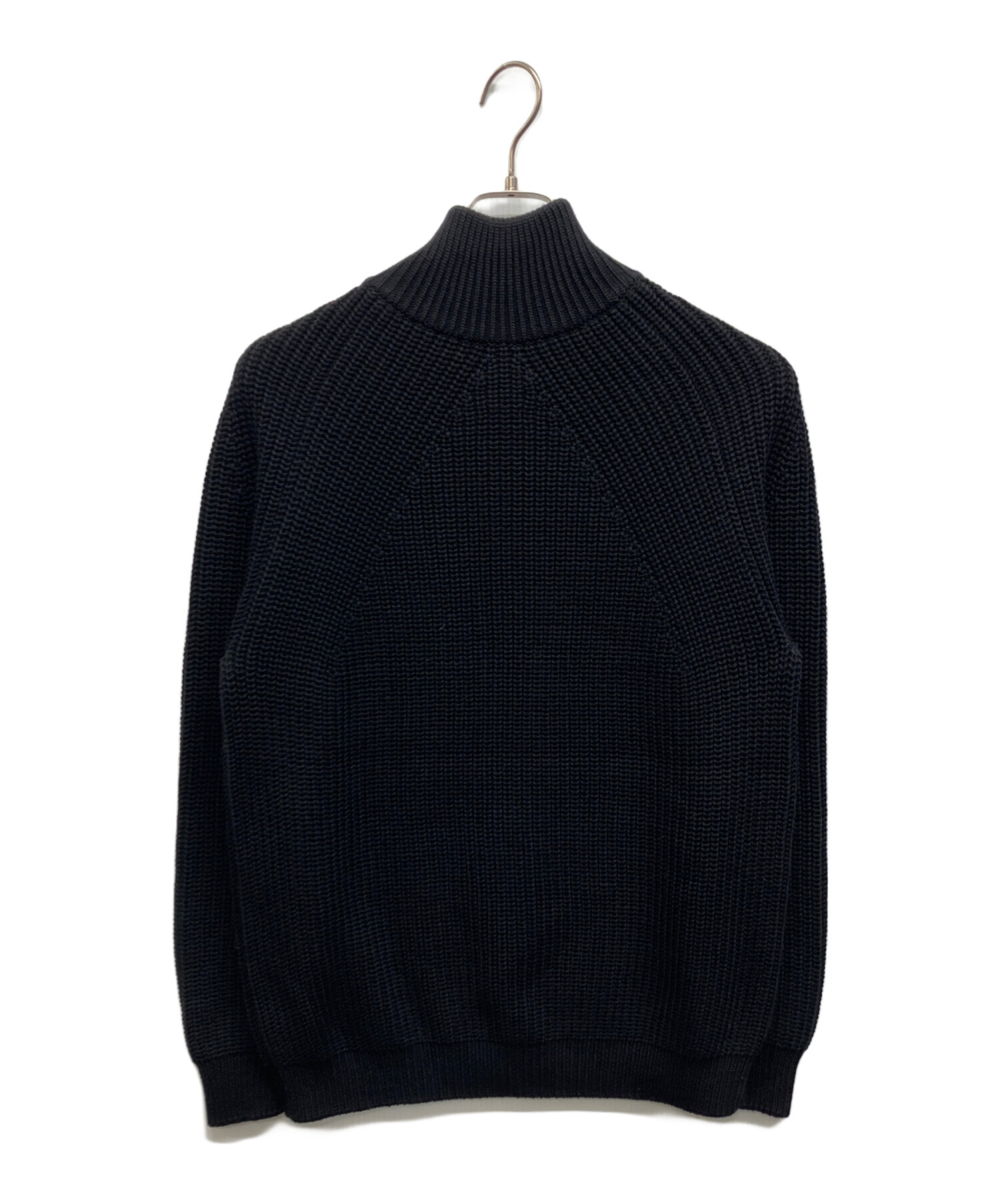 中古・古着通販】BATONER (バトナ―) SIGNATURE DRIVERS KNIT ブラック