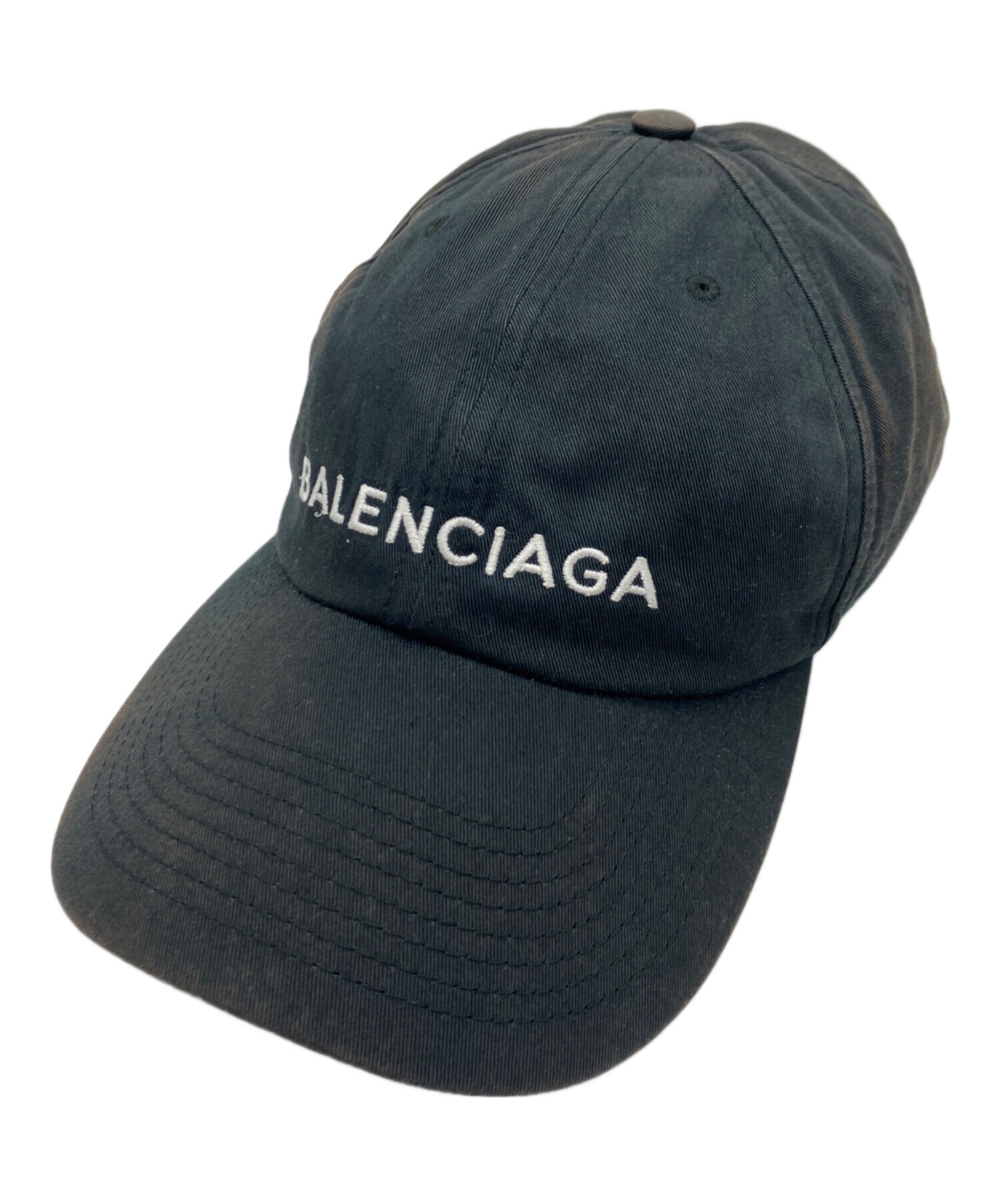 P*e様 バレンシアガ　刺繍ロゴ　ベースボールキャップ 中古・古着通販】BALENCIAGA (バレンシアガ) ロゴ刺繍ベースボール