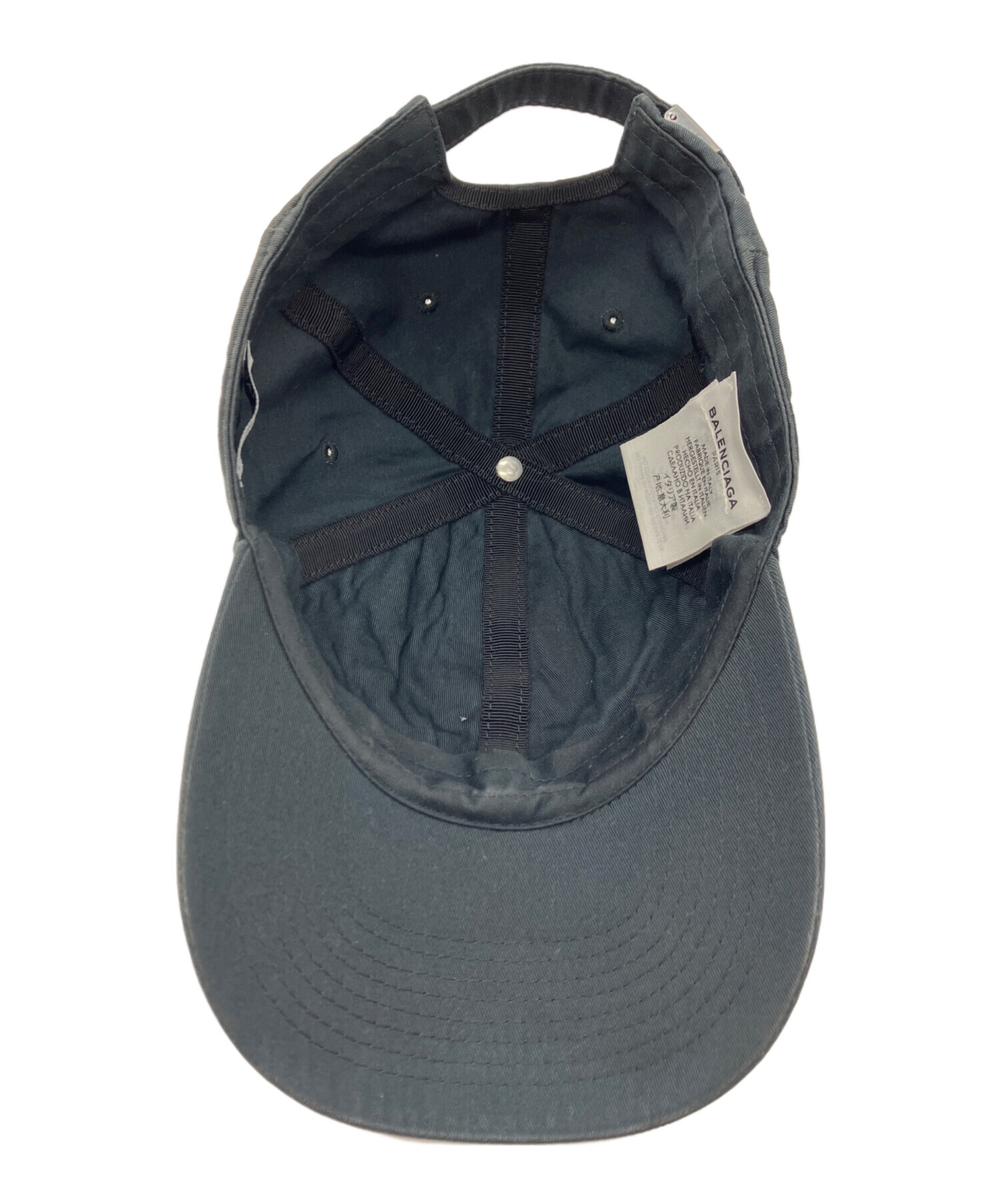 中古・古着通販】BALENCIAGA (バレンシアガ) ロゴ刺繍ベースボール