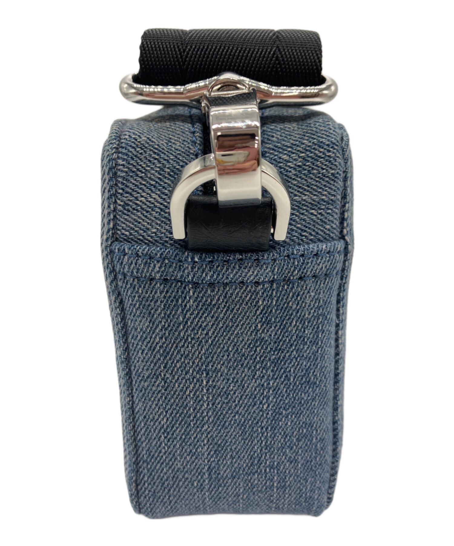 DIESELディーゼル シルバー デニム ミニクロスボディバッグ カメラバッグ 中古・古着通販】DIESEL (ディーゼル) DIESEL ミニクロスボディカメラ