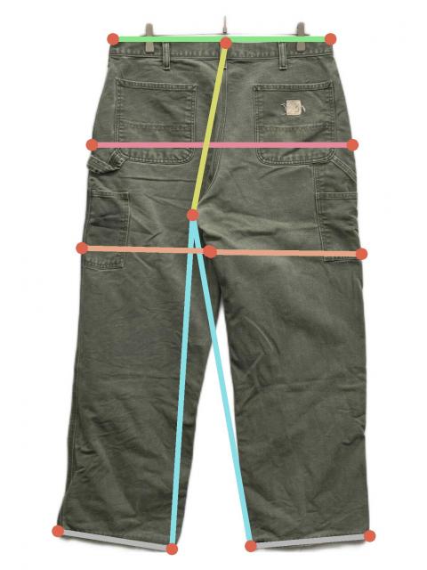 中古・古着通販】CarHartt (カーハート) ペインターパンツ モス