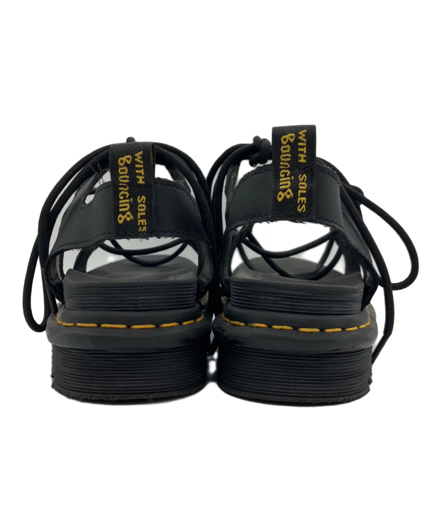 Dr. Martens ブラックサンダル US6 UK5 EU38 24cm 中古・古着通販】Dr.Martens (ドクターマーチン) NARTILLAサンダル
