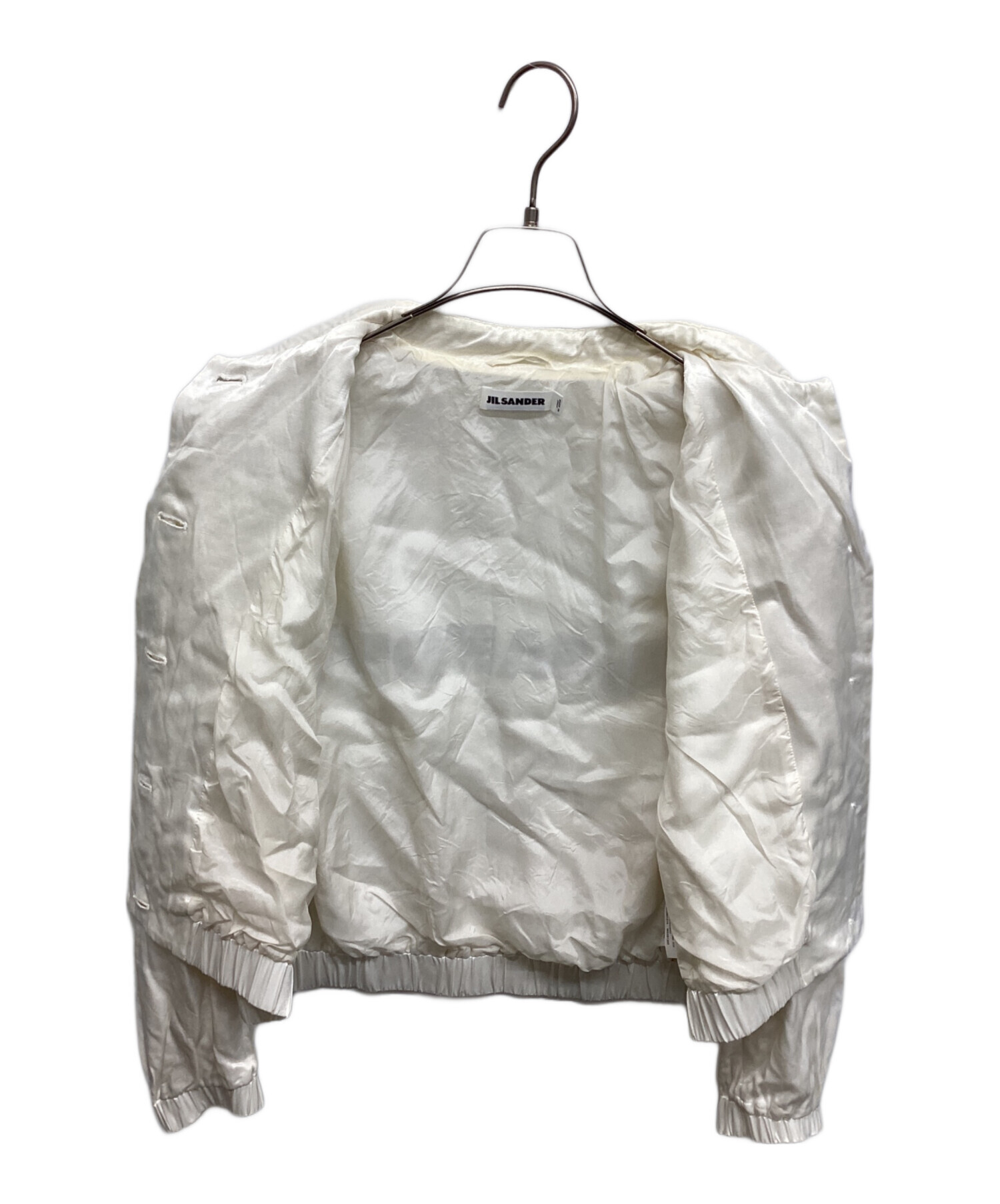 中古・古着通販】JIL SANDER (ジルサンダー) バックロゴサテンブルゾン