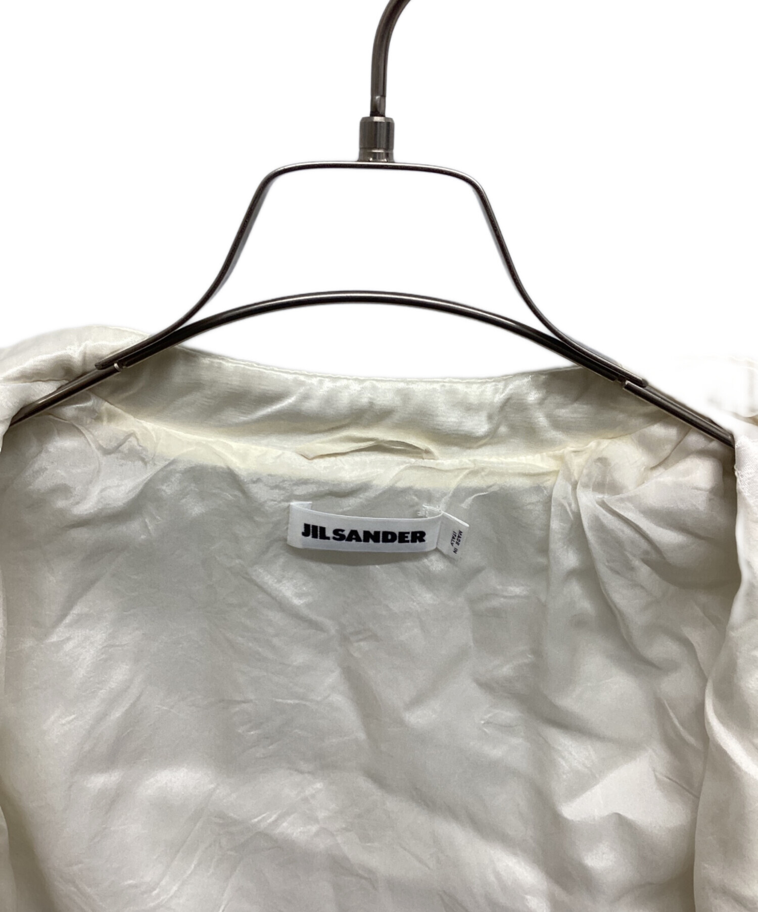 中古・古着通販】JIL SANDER (ジルサンダー) バックロゴサテンブルゾン
