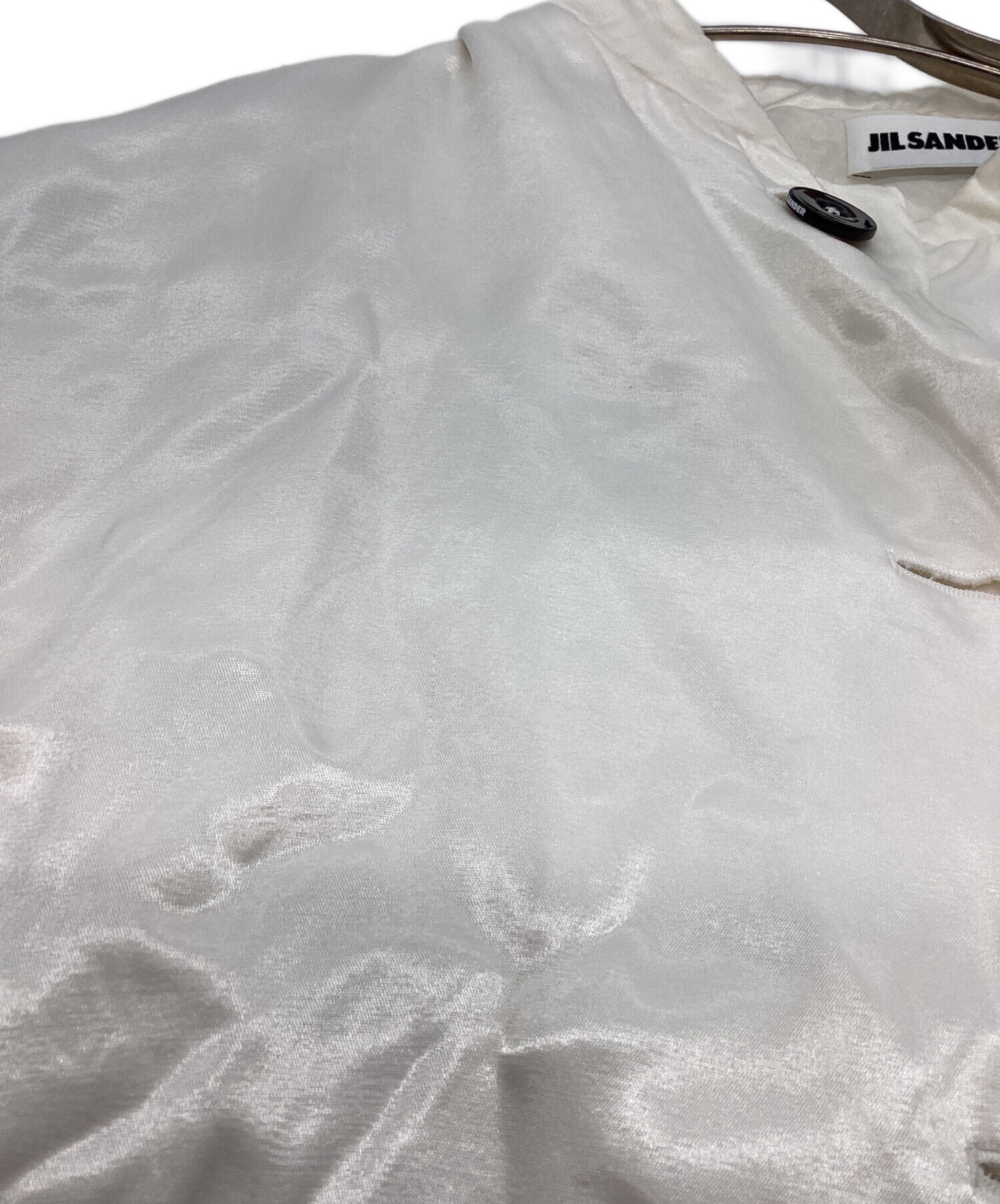 中古・古着通販】JIL SANDER (ジルサンダー) バックロゴサテンブルゾン