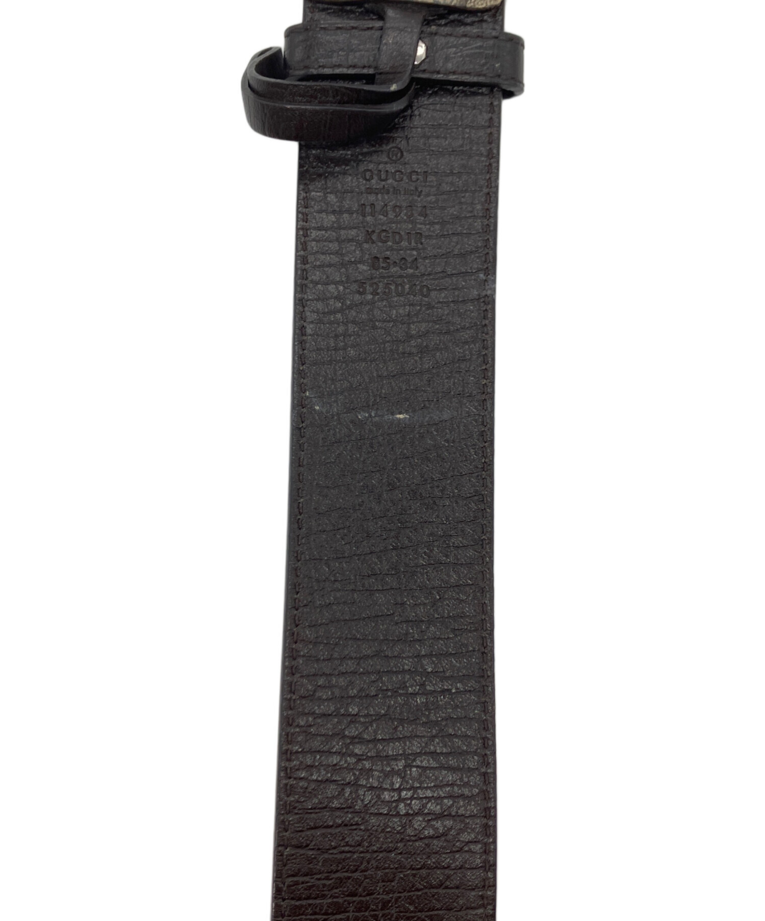 中古・古着通販】GUCCI (グッチ) インターロッキングGバックルベルト