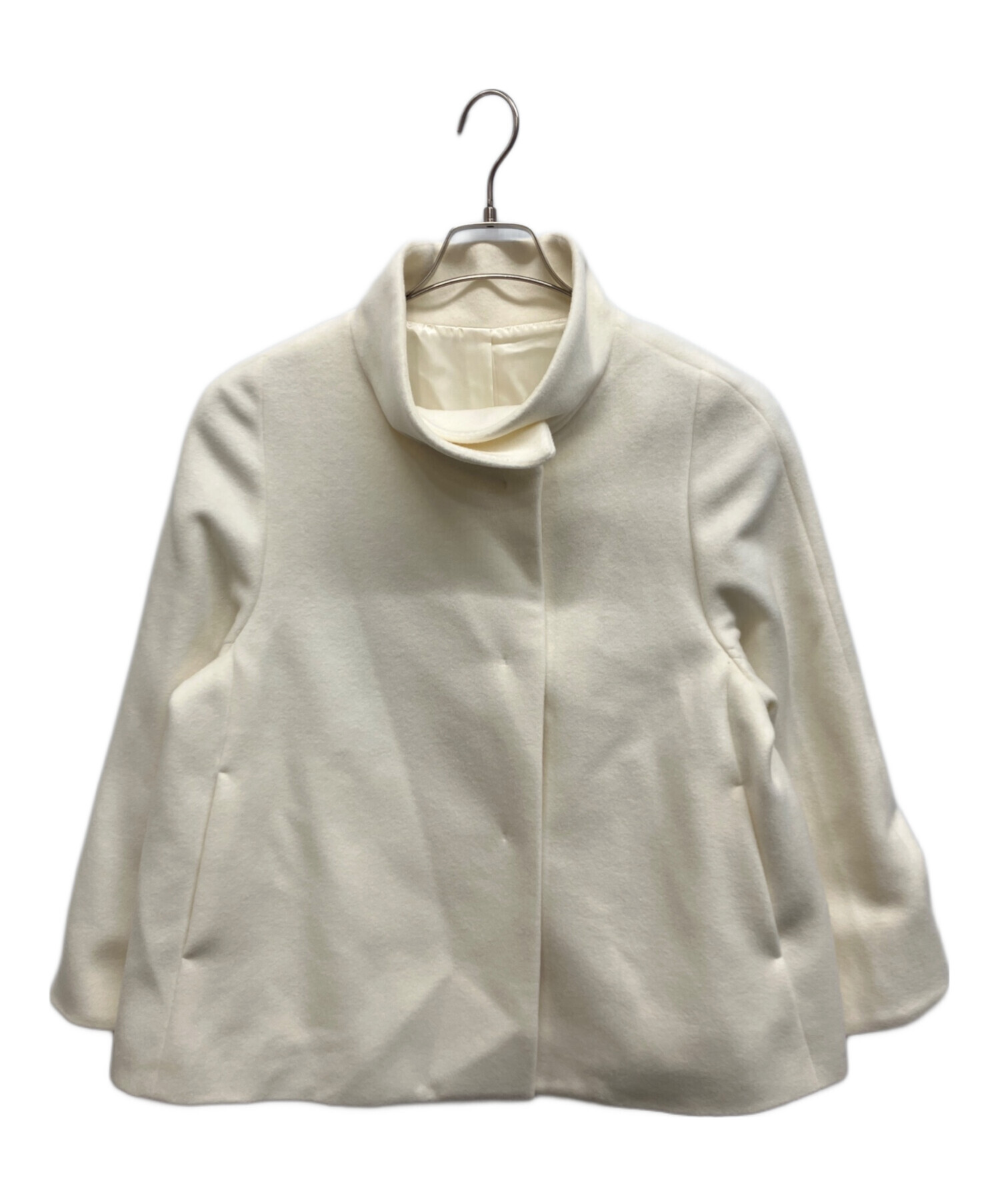 中古・古着通販】ANAYI (アナイ) アンゴラ混ショートビーバーコート