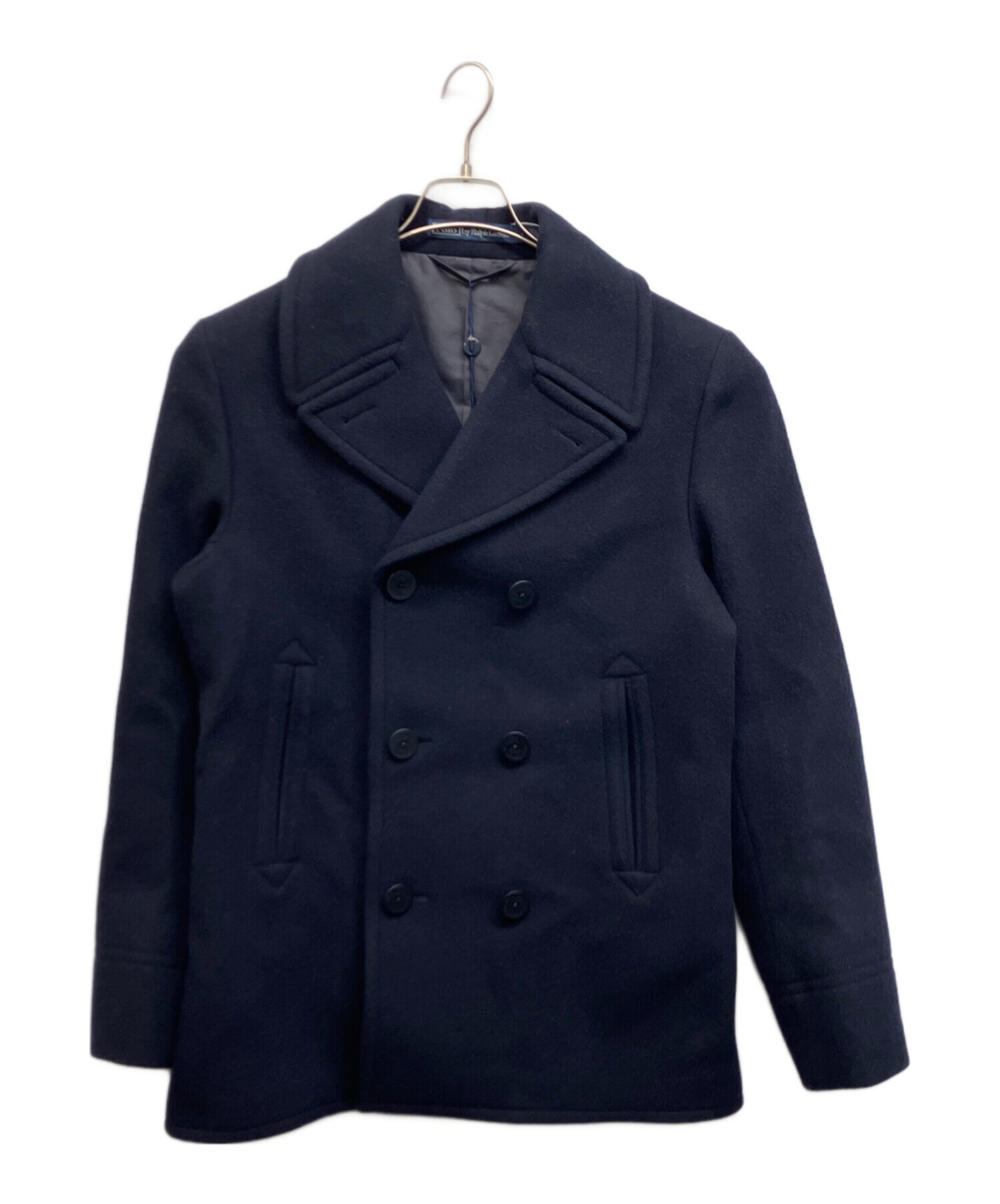 美品♠️ラルフローレン♠️Pコート　安心の日本製　ネイビー　Mサイズ　160 中古・古着通販】POLO RALPH LAUREN (ポロ・ラルフローレン) ウールP