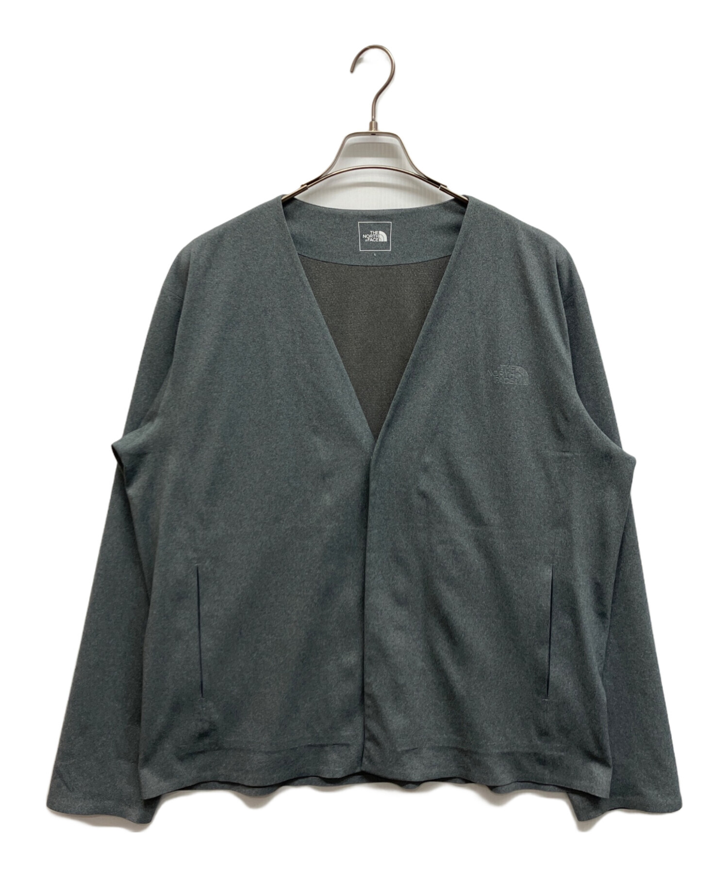 THE NORTH FACE テックラウンジカーディガン グレー 中古・古着通販】THE NORTH FACE (ザ ノース フェイス) テックラウンジ