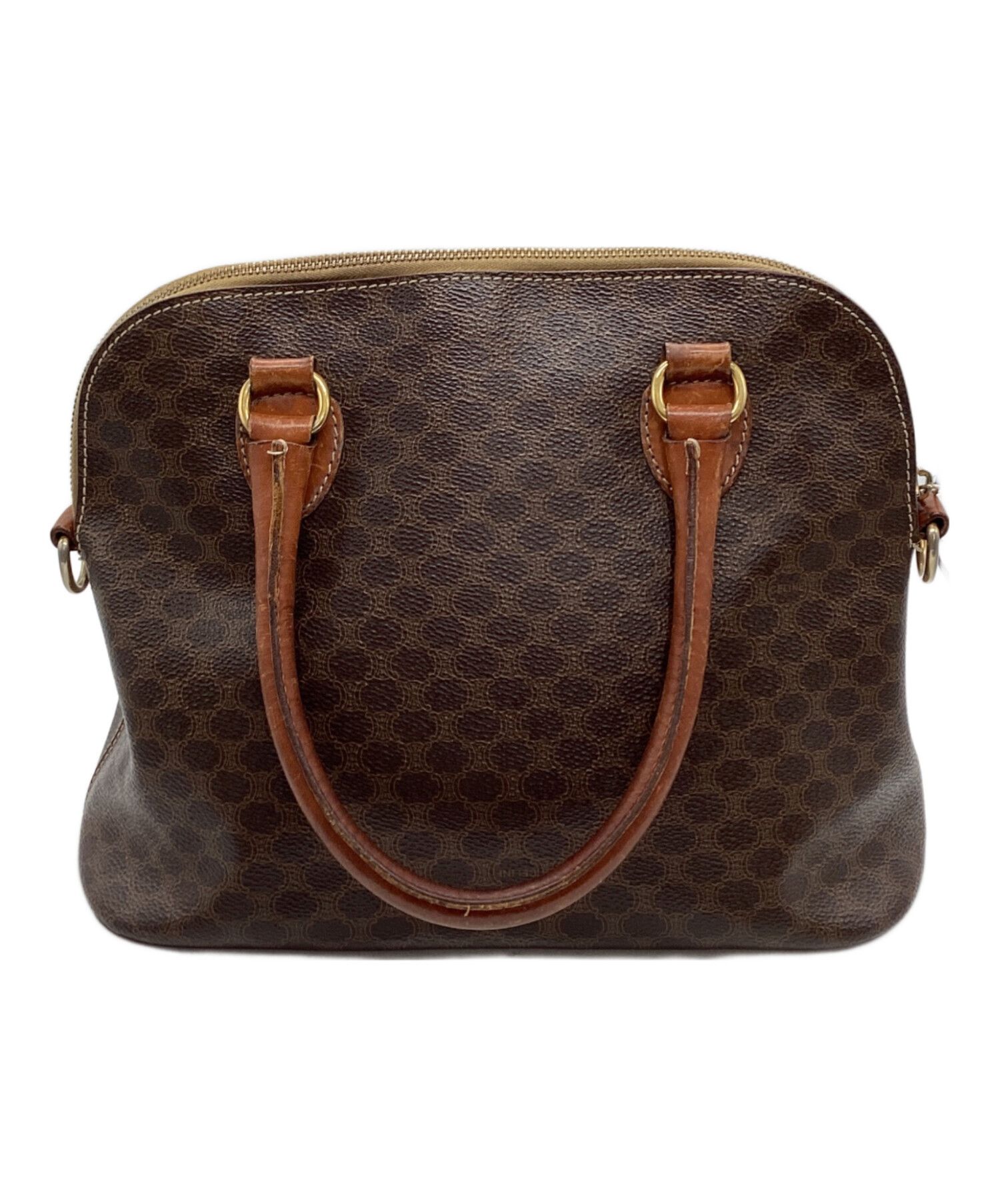 中古・古着通販】CELINE (セリーヌ) マカダム柄ミニボストンバッグ