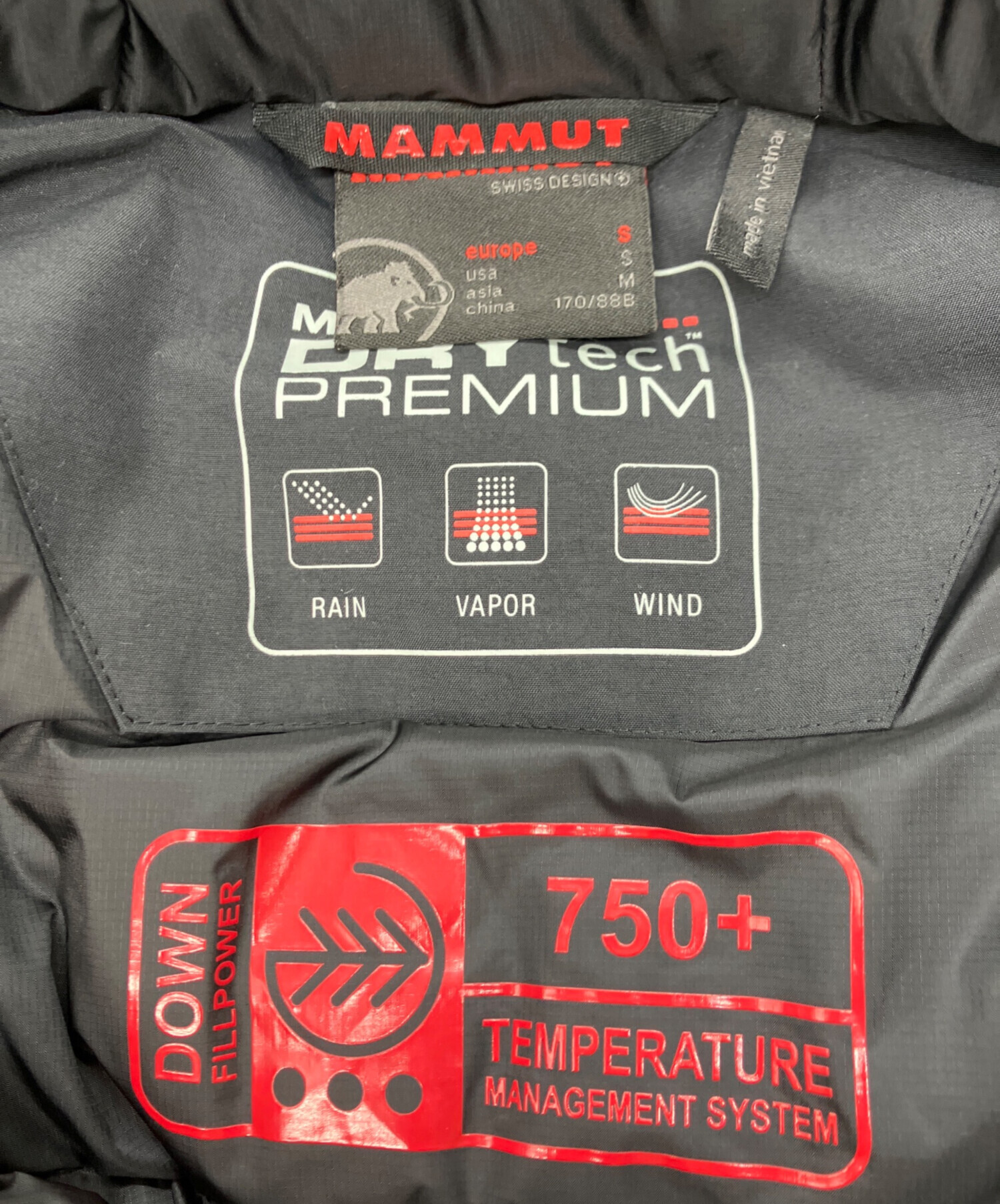 中古・古着通販】MAMMUT (マムート) DRYtech Prime Down Coat ブラック