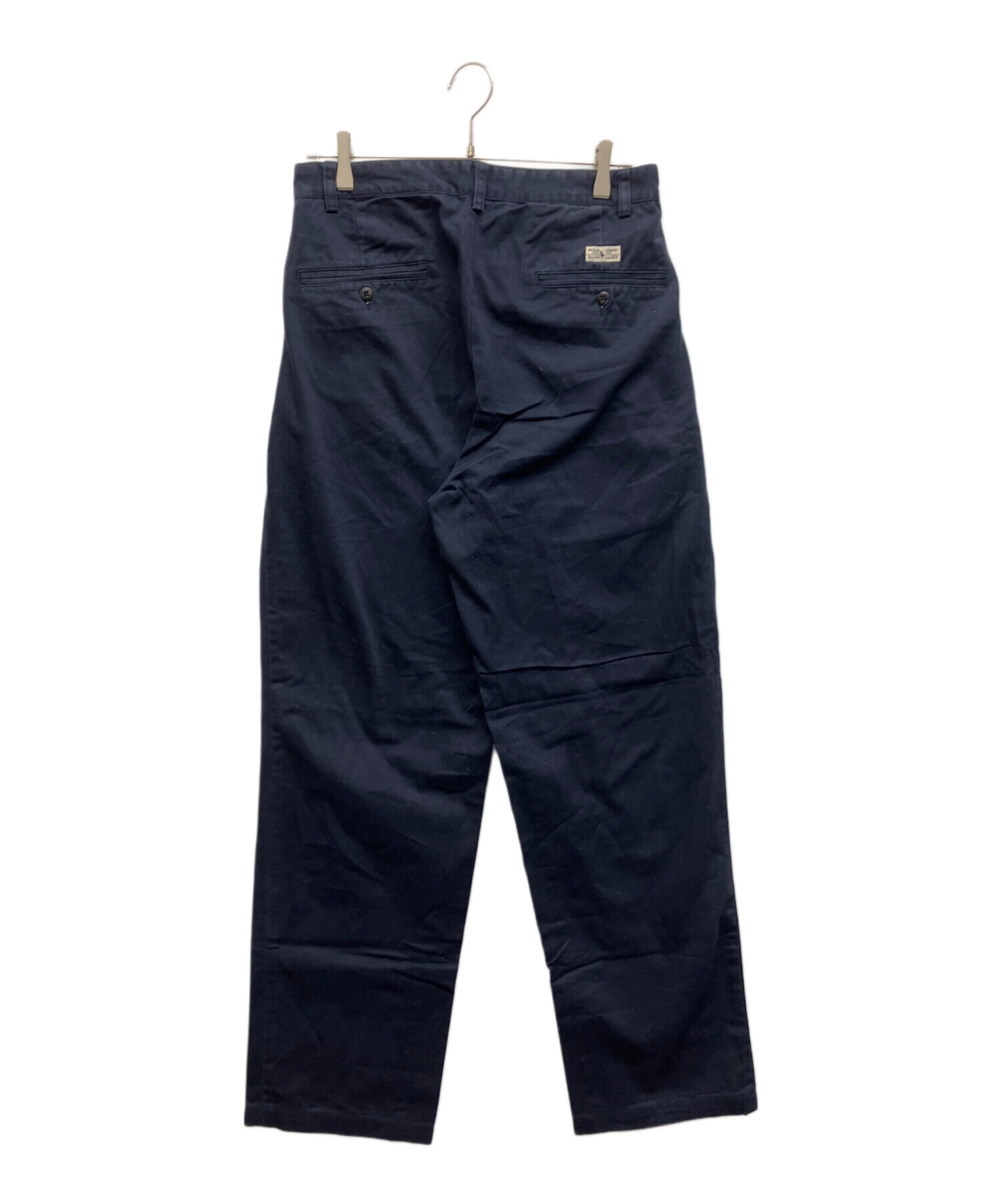 USA製 POLO Ralph Lauren ネイビー タックチノ チノパン 中古・古着通販】POLO RALPH LAUREN (ポロ・ラルフローレン) 2タッグ