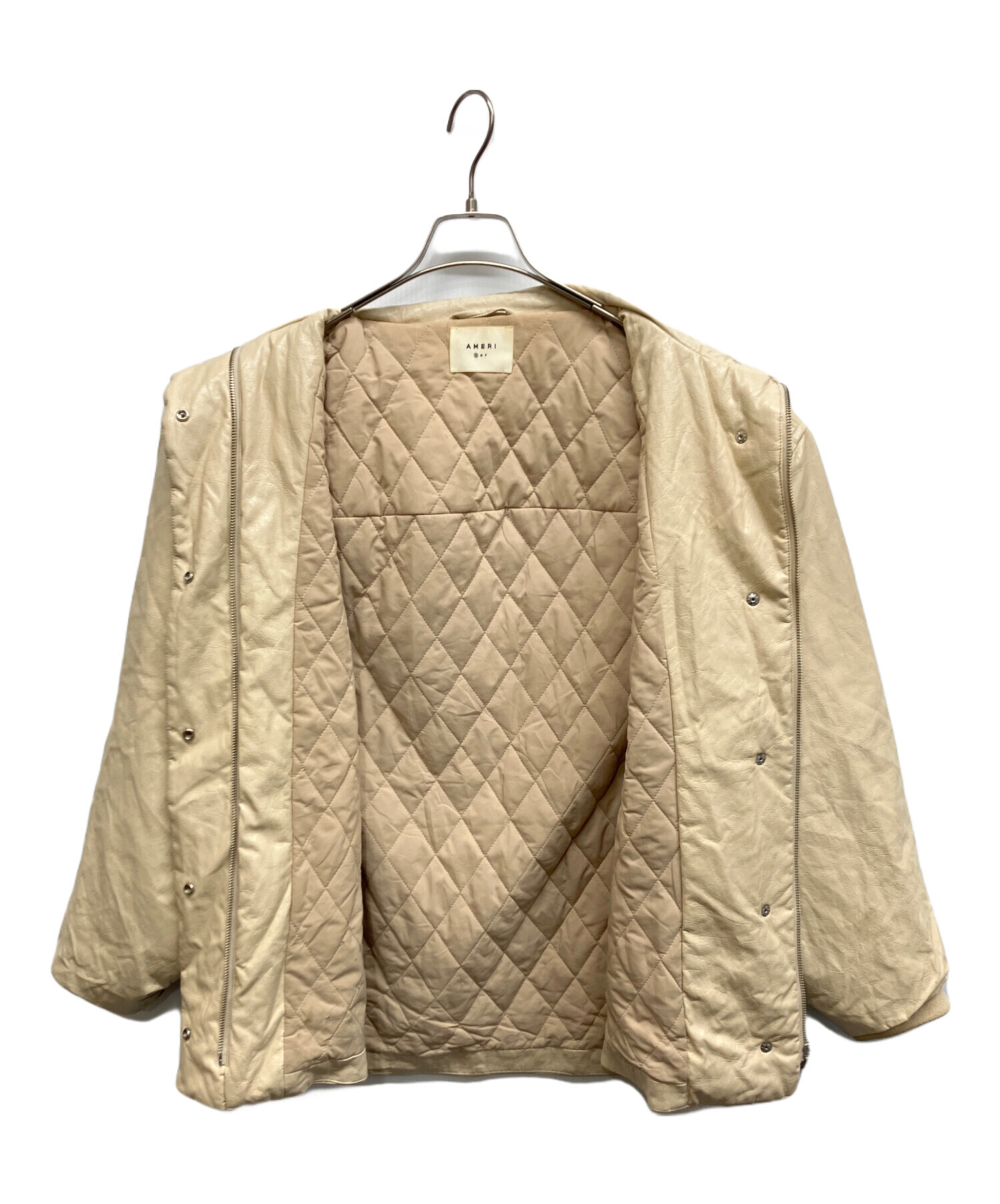 中古・古着通販】AMERI (アメリ) PASTING LIKE SYNTHETIC LEATHER