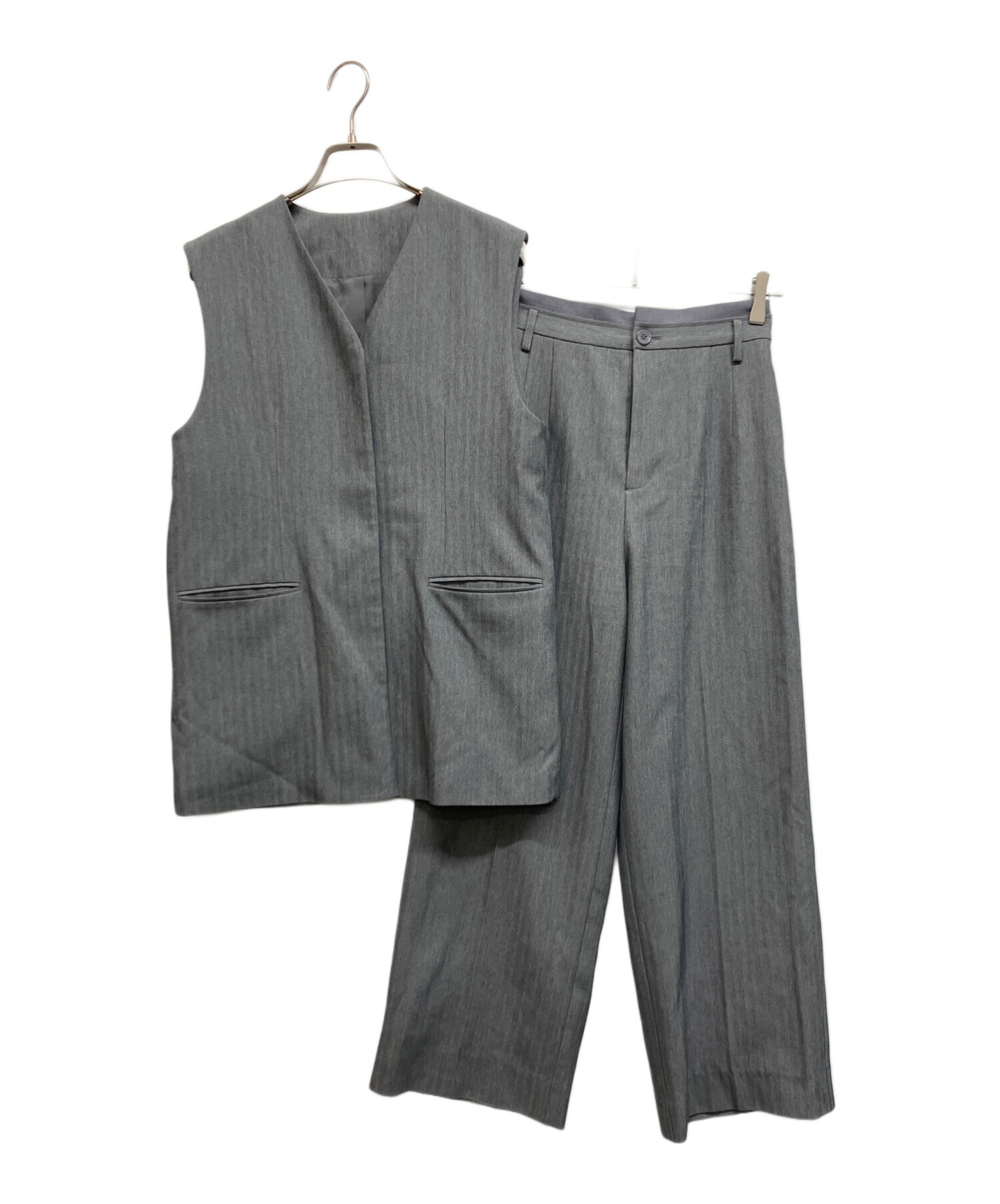中古・古着通販】Ameri (アメリ) OTONA MUSE LONG VEST WITH PANTS