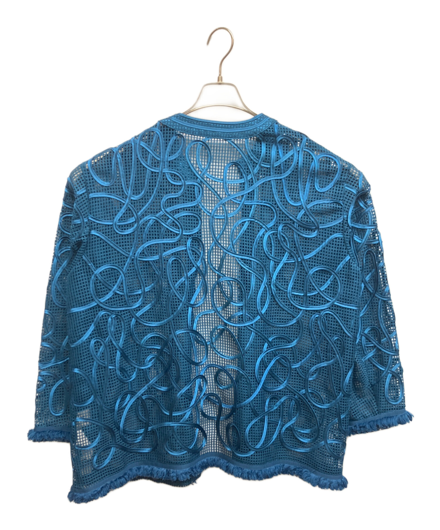中古・古着通販】AMERI (アメリ) MEDI TAPE EMBROIDERY MESH JACKET
