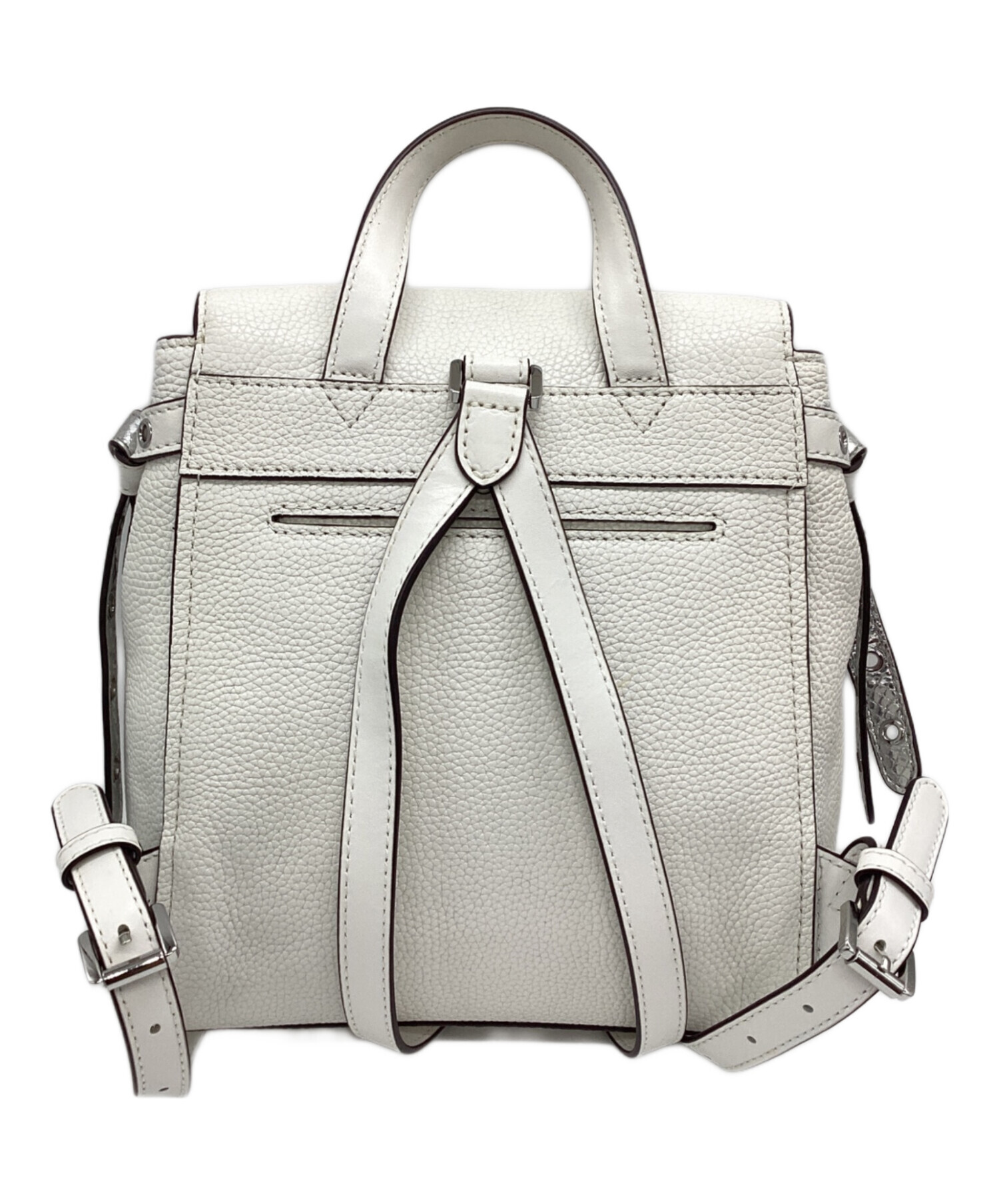MICHAEL KORS ホワイト リュック 中古・古着通販】MICHAEL KORS (マイケルコース) ミニリュック