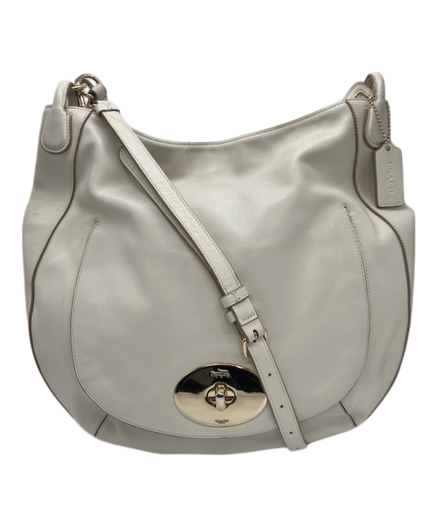 中古・古着通販】COACH (コーチ) ターンロックサークルホーボーバッグ