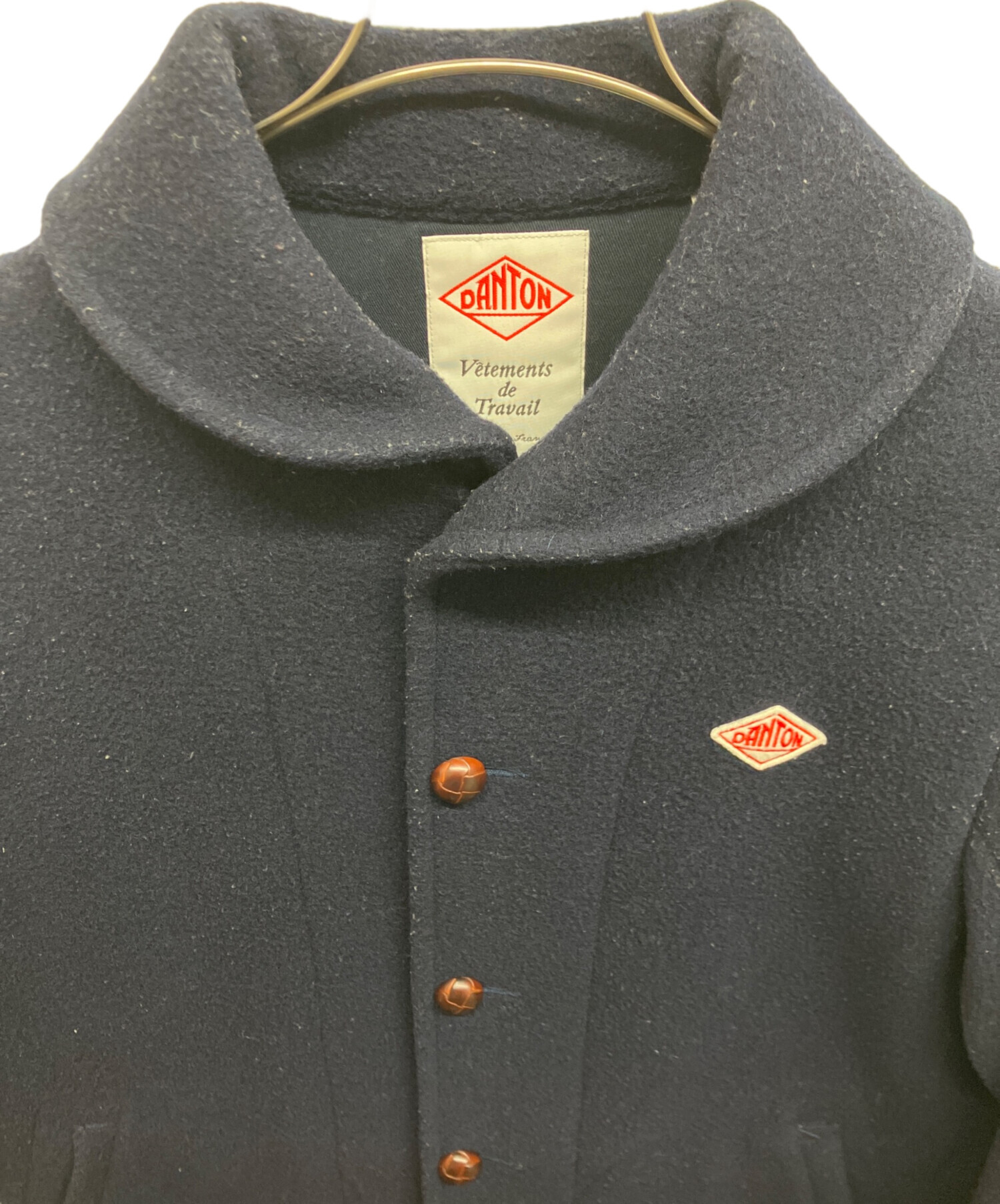 【未使用タグ付】DANTON ダントン ウールモッサピーコート【激レア青タグ】 中古・古着通販】DANTON (ダントン) DANTON ウールモッサシングル