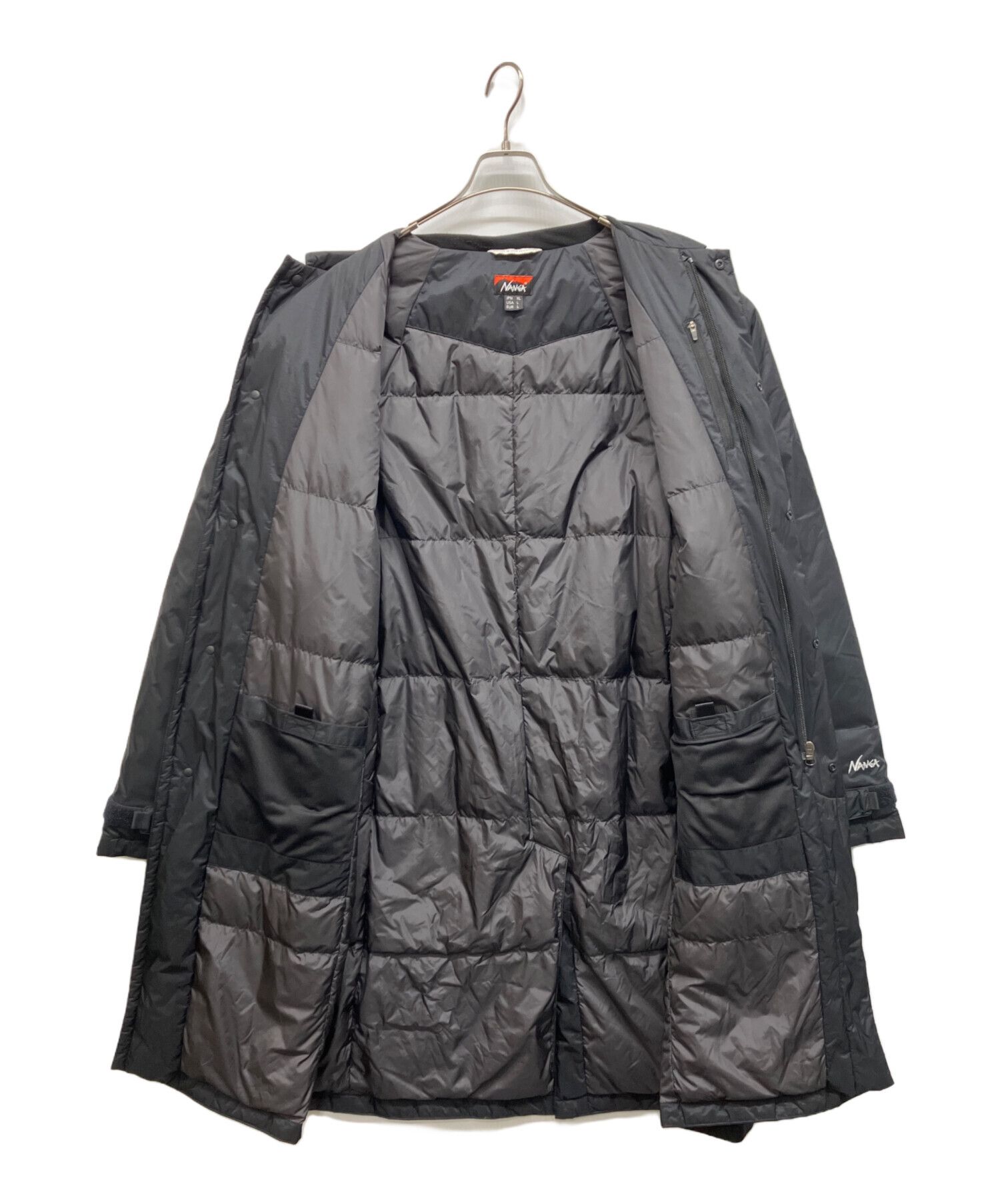 中古・古着通販】NANGA (ナンガ) AURORA SOUTIEN COLLAR COAT ブラック