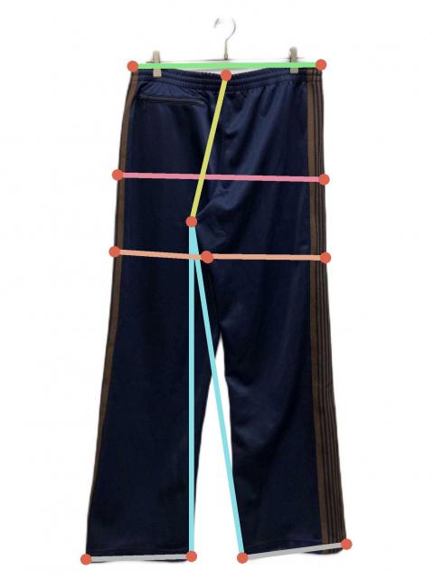中古・古着通販】Needles (ニードルズ) トラックパンツ ネイビー