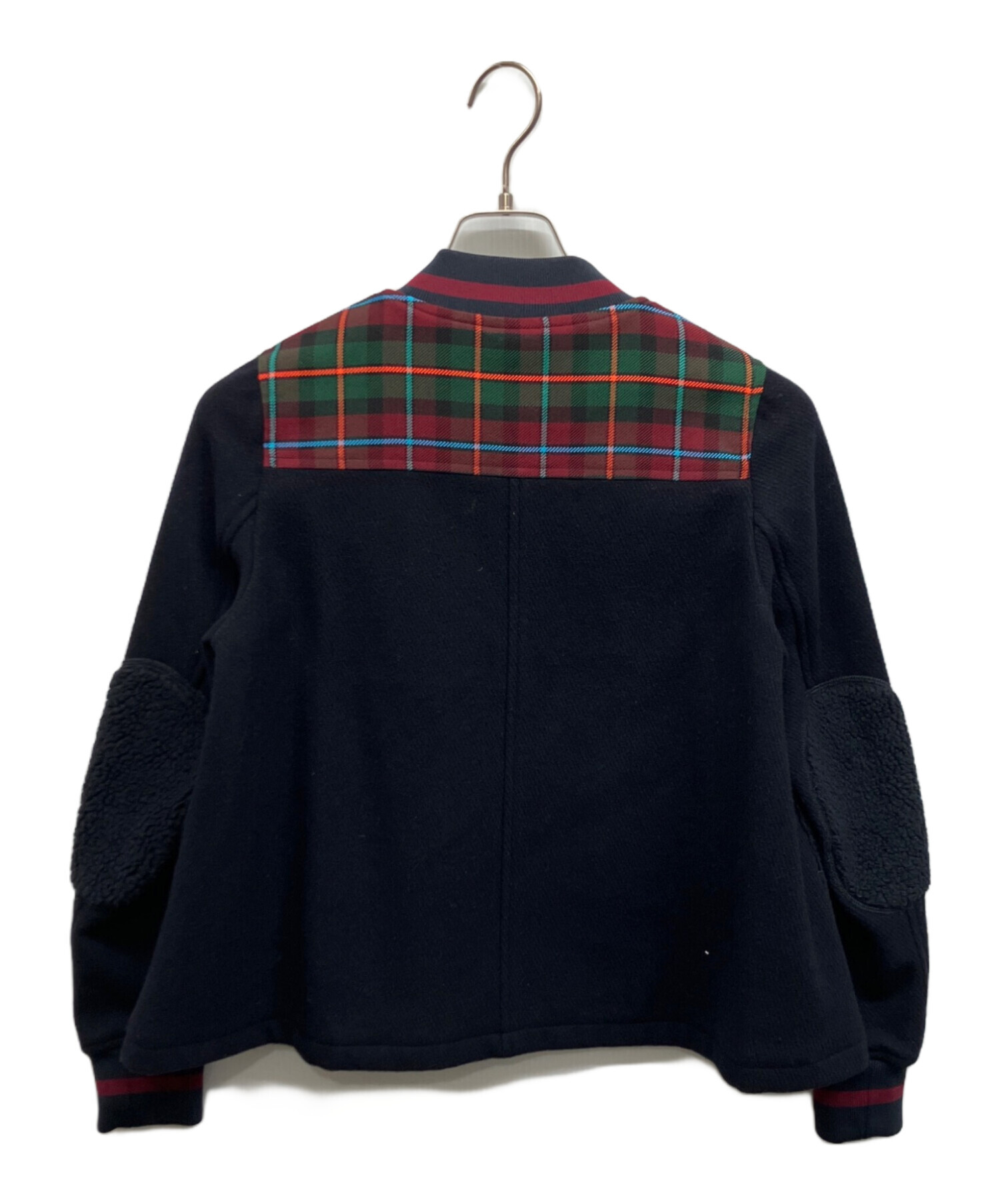 LANVIN コンビネーション ブルゾン ジャケット 中古・古着通販】LANVIN en Bleu (ランバンオンブルー) ボア切替